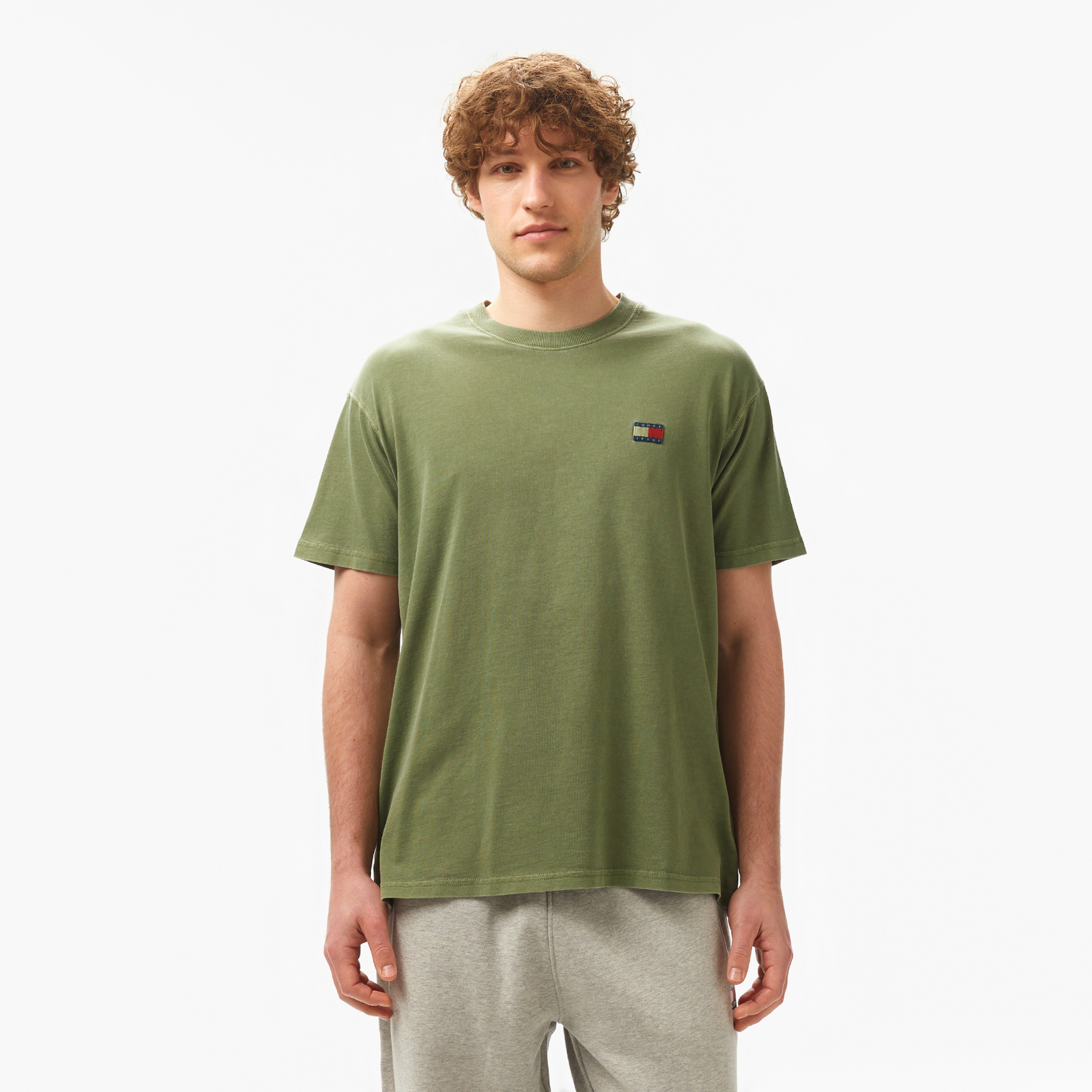 Tommy Hilfiger Erkek Yeşil T-Shirt