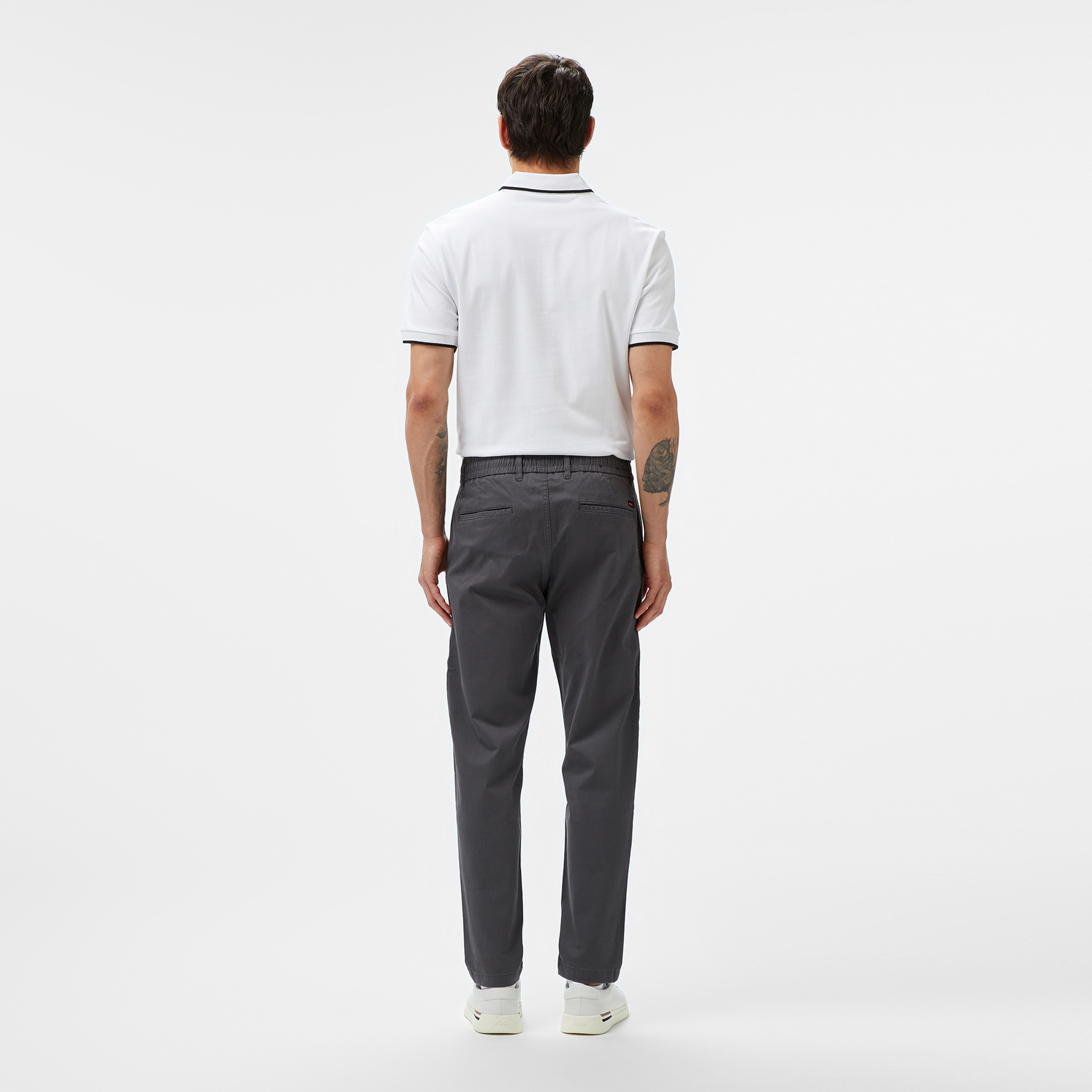 Boss Erkek Gri Pantolon