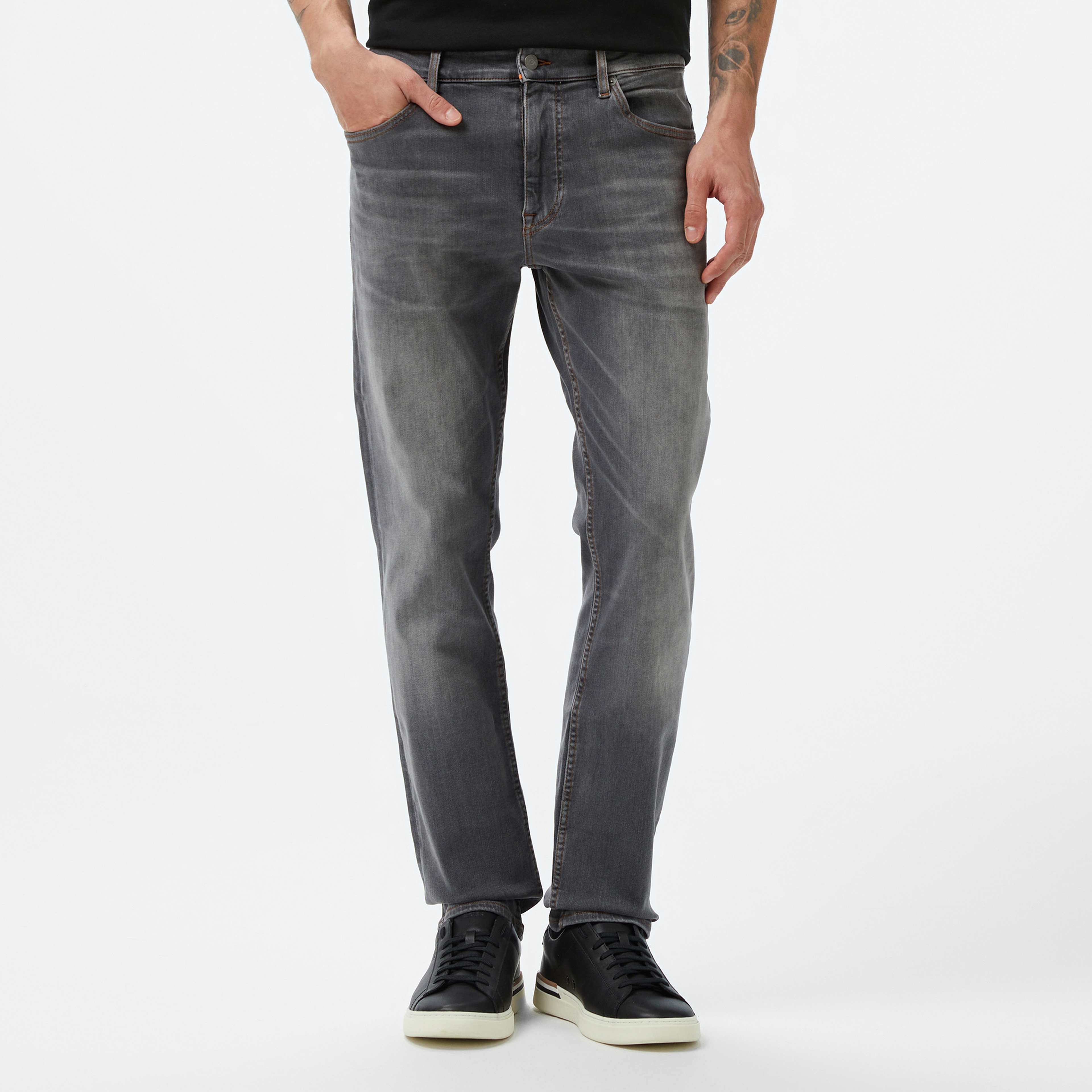 Boss Erkek Gri Jean