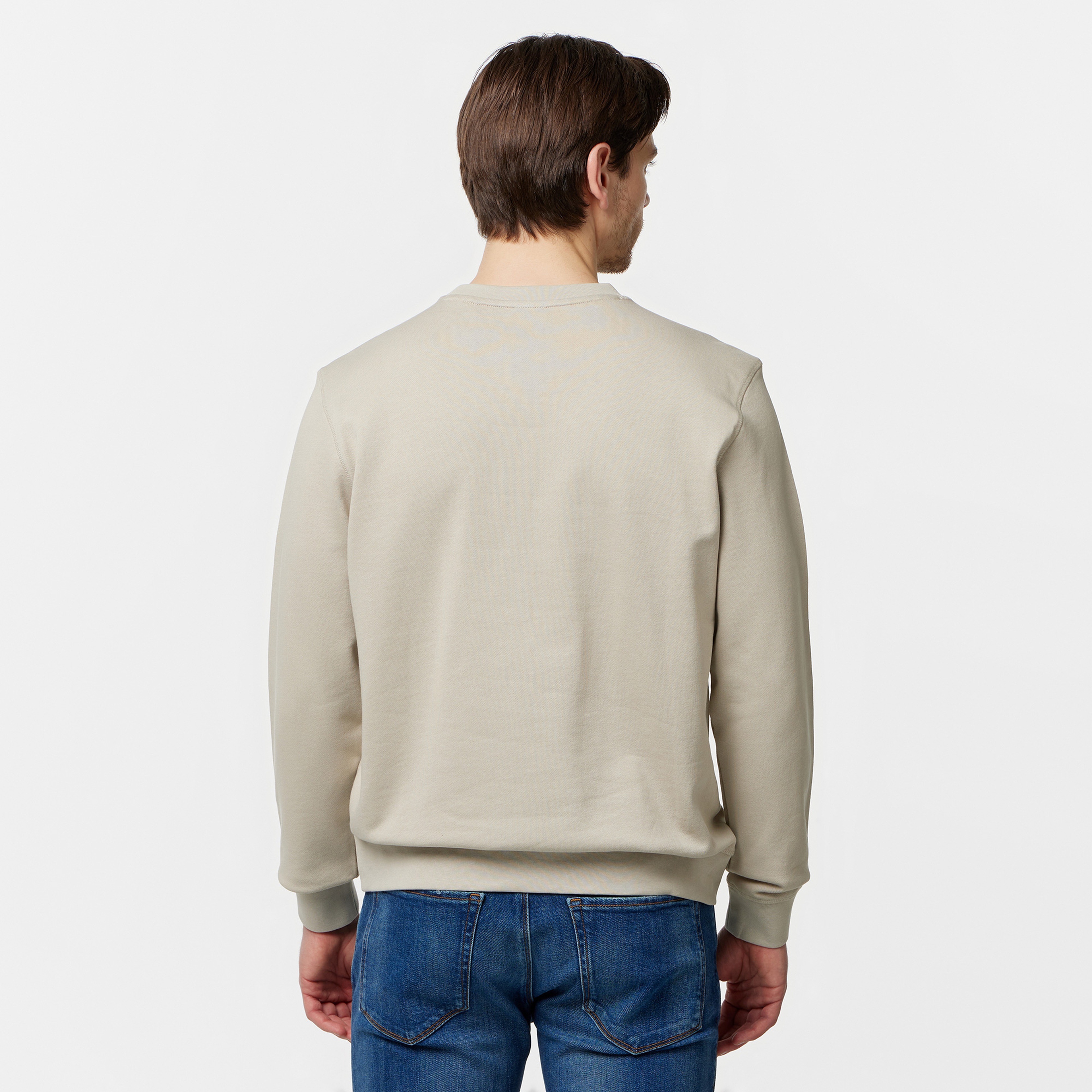 Boss Erkek Bej Sweatshirt