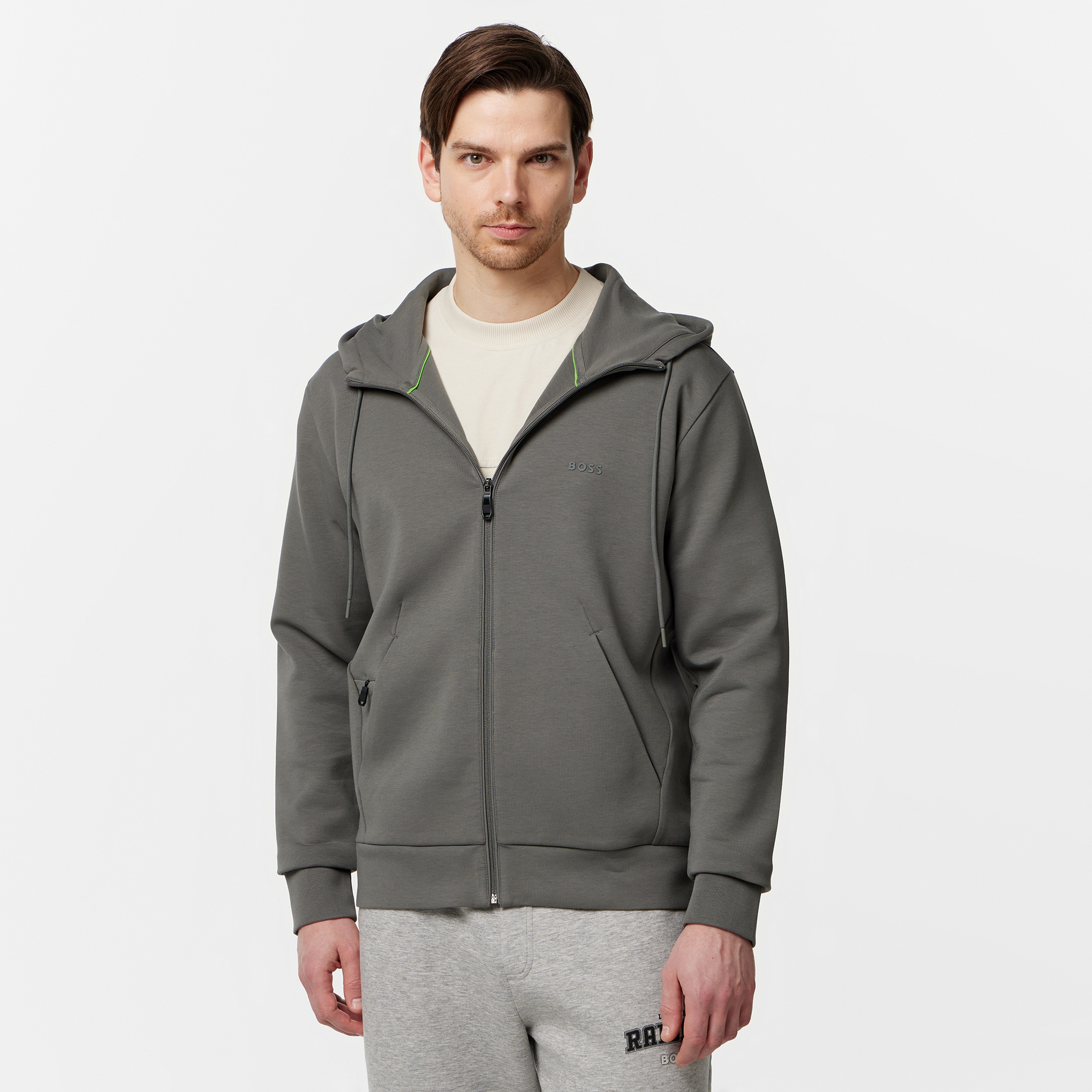 Boss Erkek Gri Sweatshirt