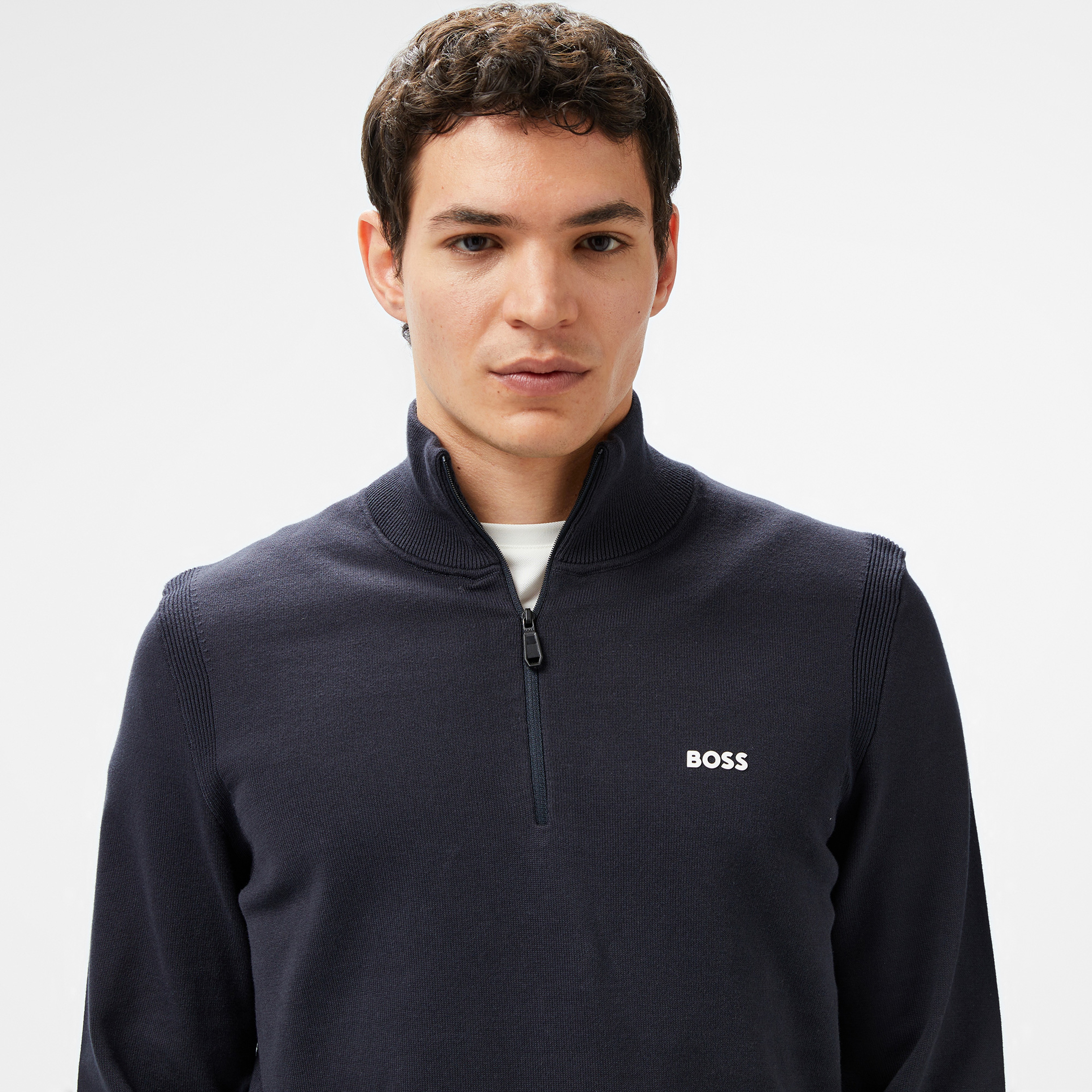 Boss Erkek Mavi Hırka