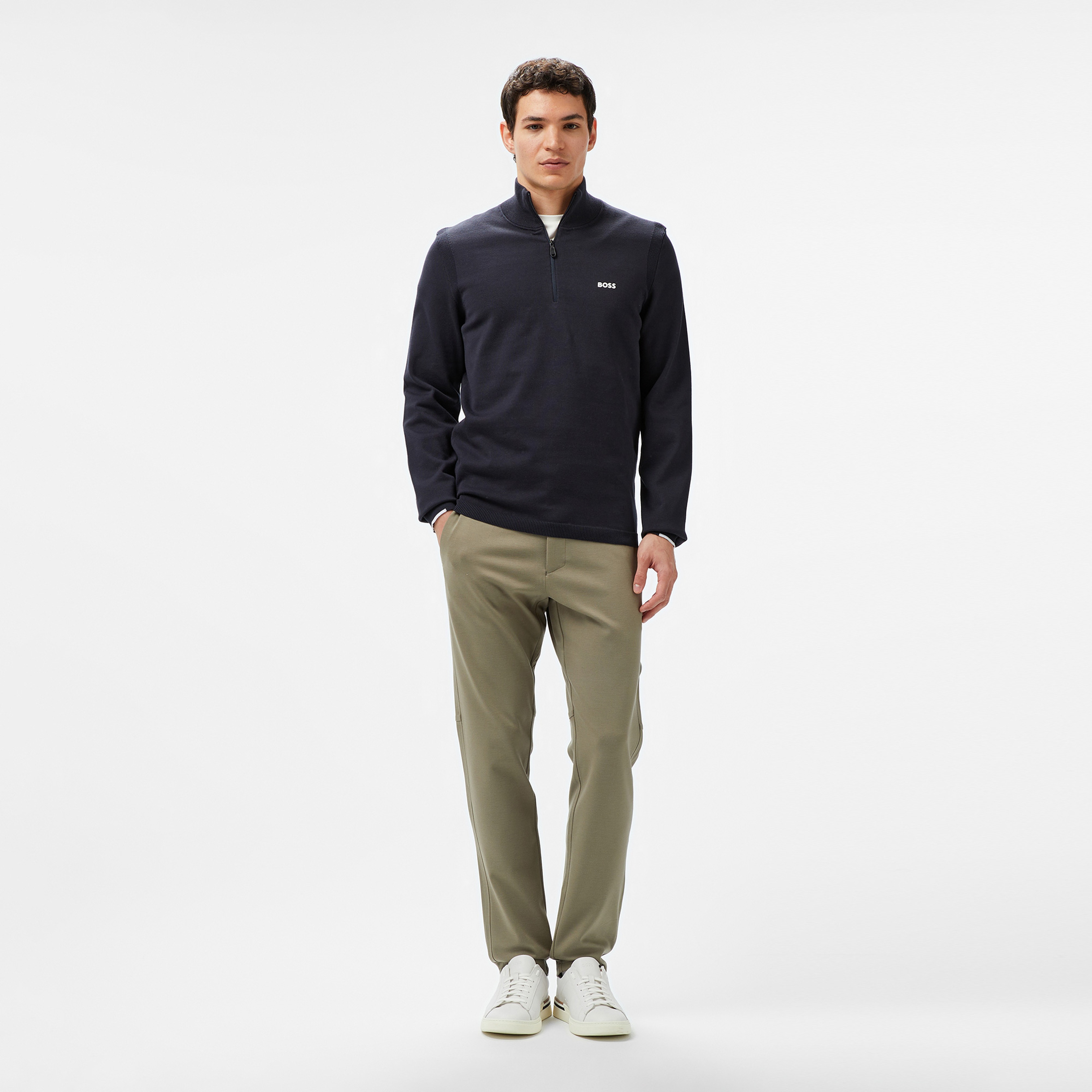 Boss Erkek Mavi Hırka