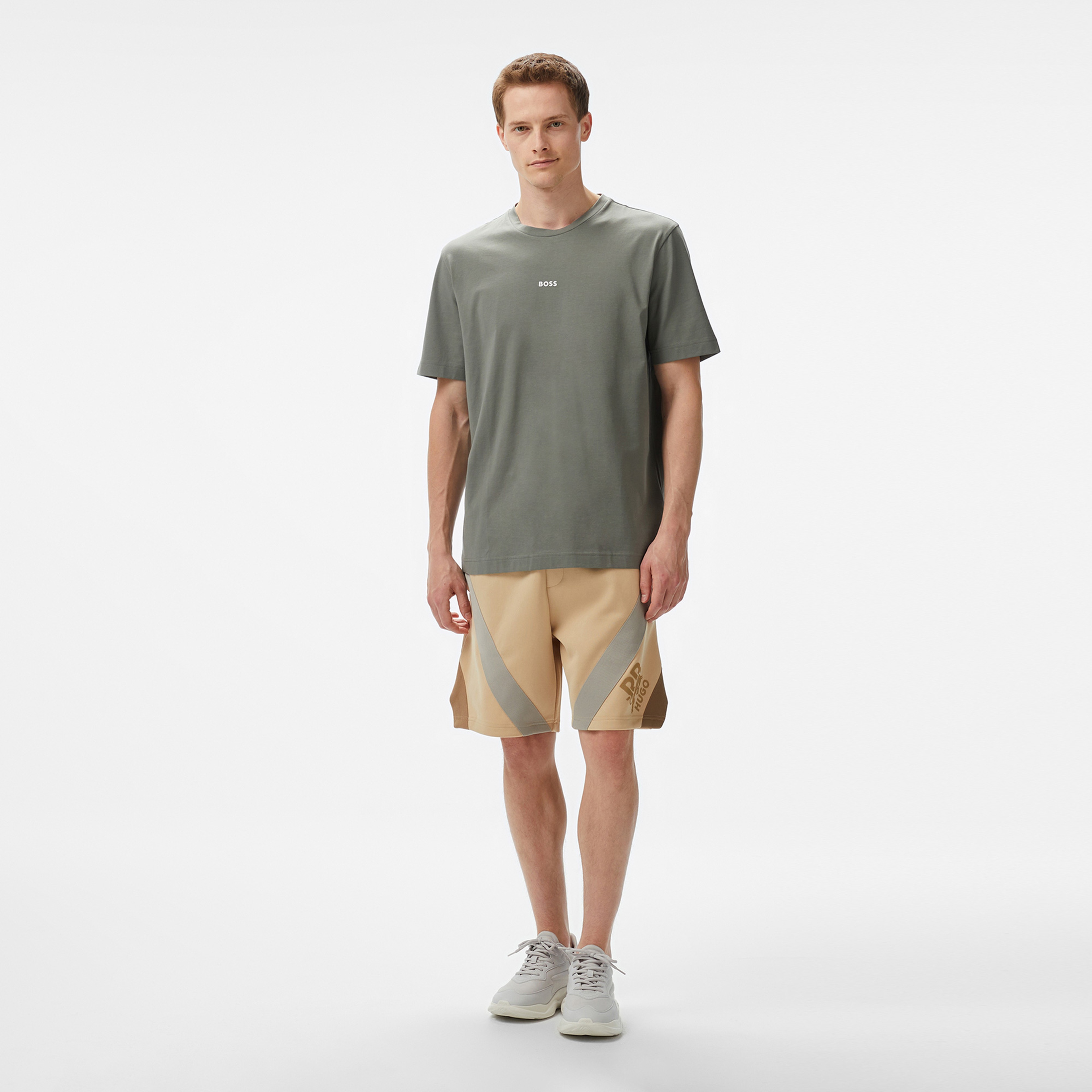 Boss Erkek Gri T-Shirt