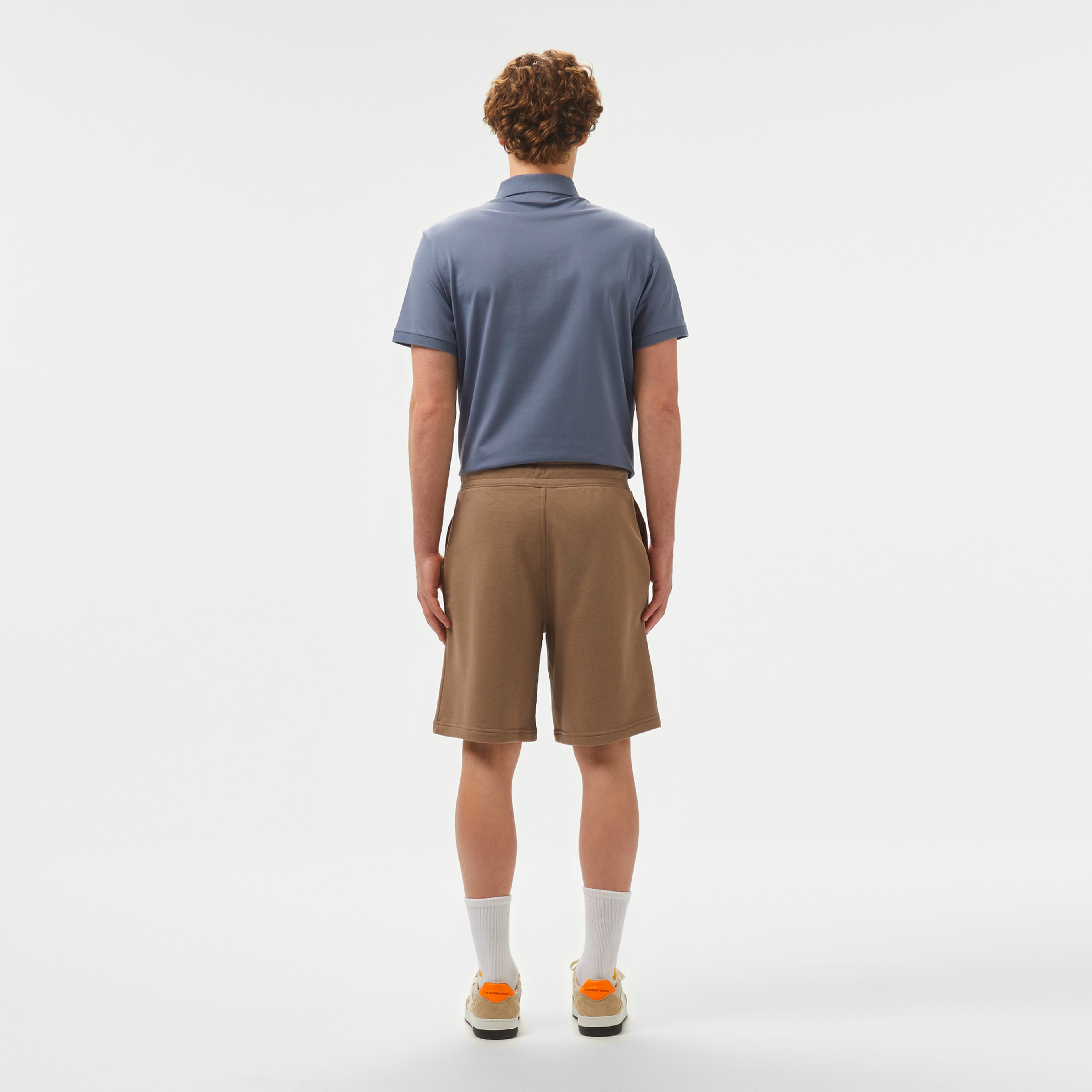 Calvin Klein Nano Logo Sweat Erkek Gri Şort