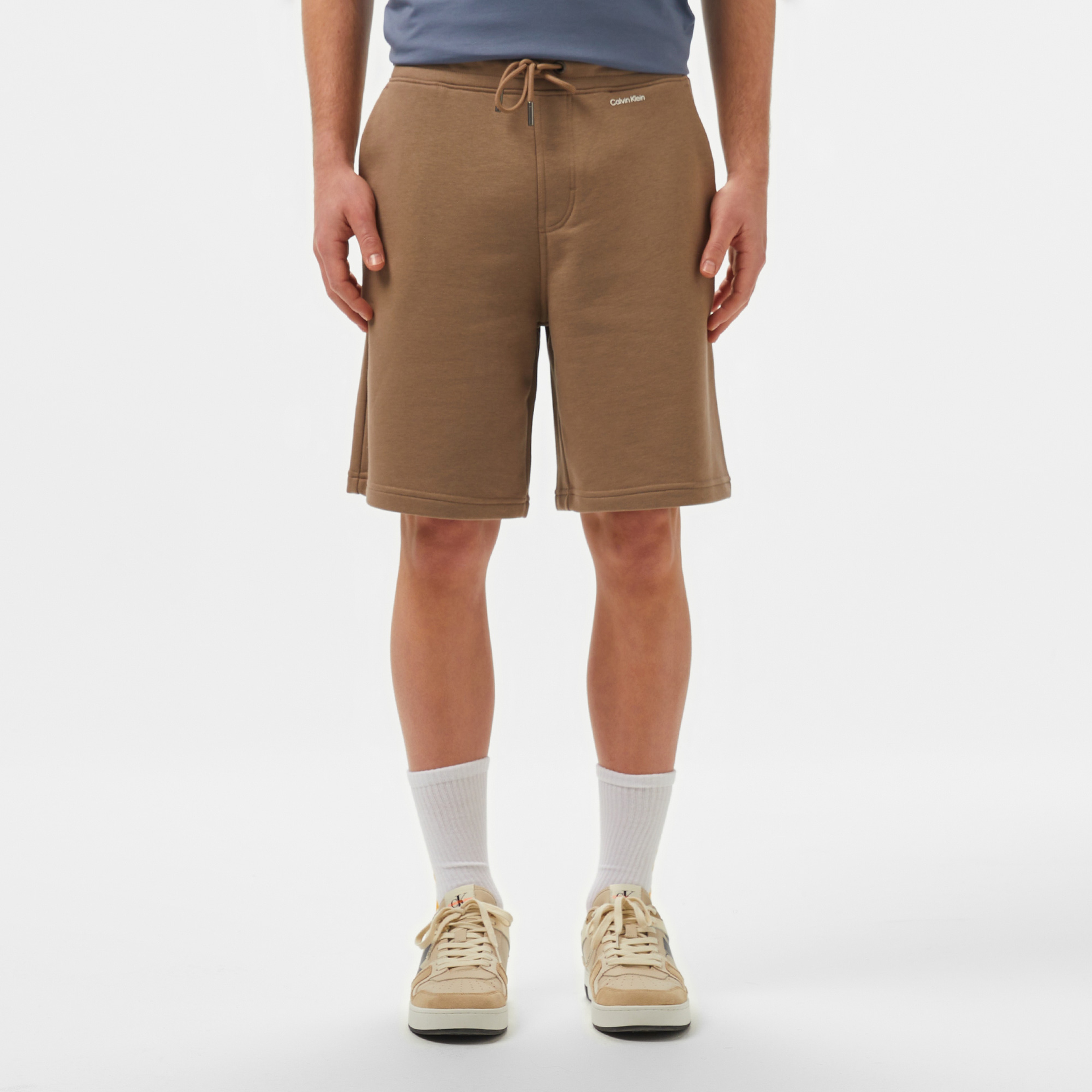 Calvin Klein Nano Logo Sweat Erkek Gri Şort