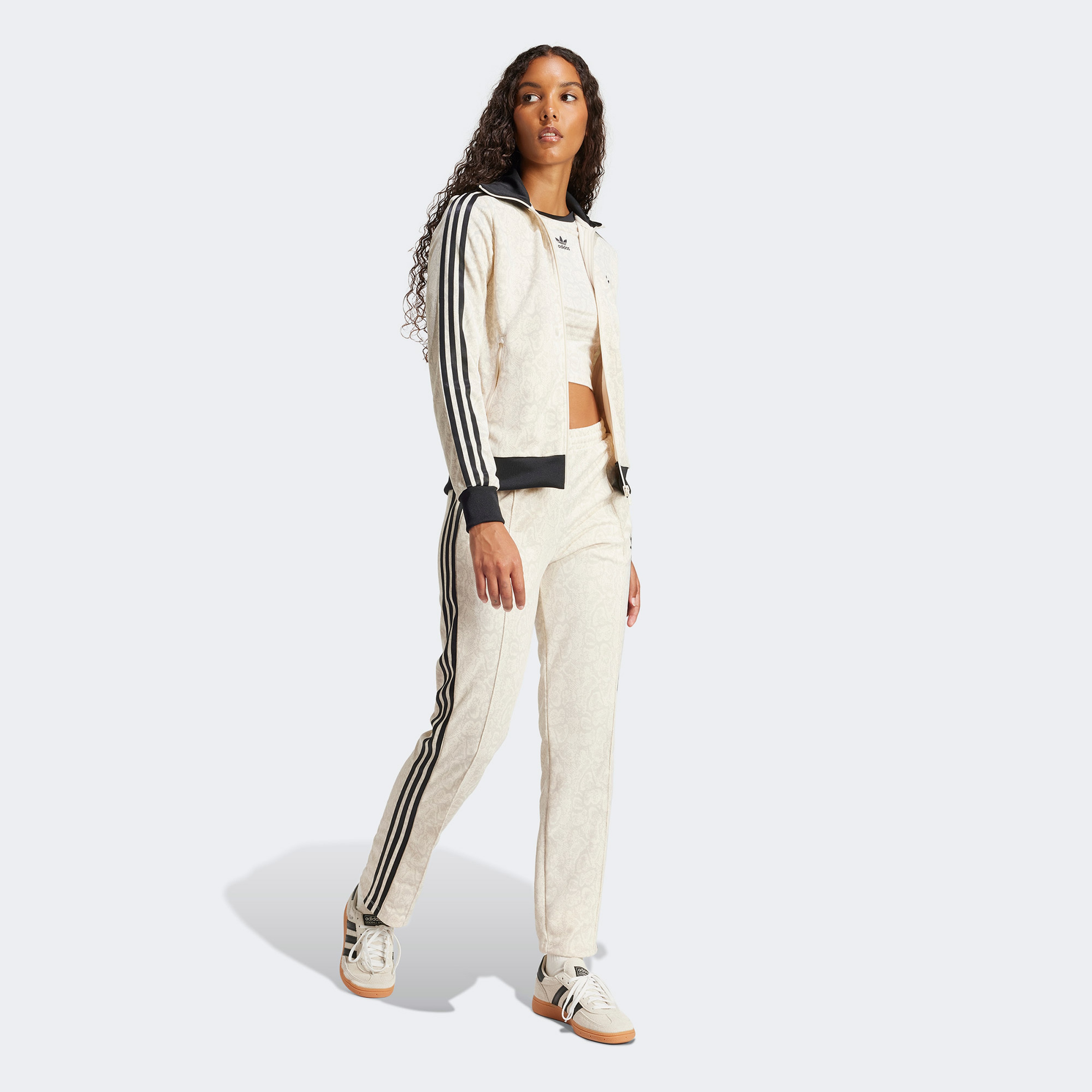 adidas Snake FB Kadın Beyaz Eşofman Üstü