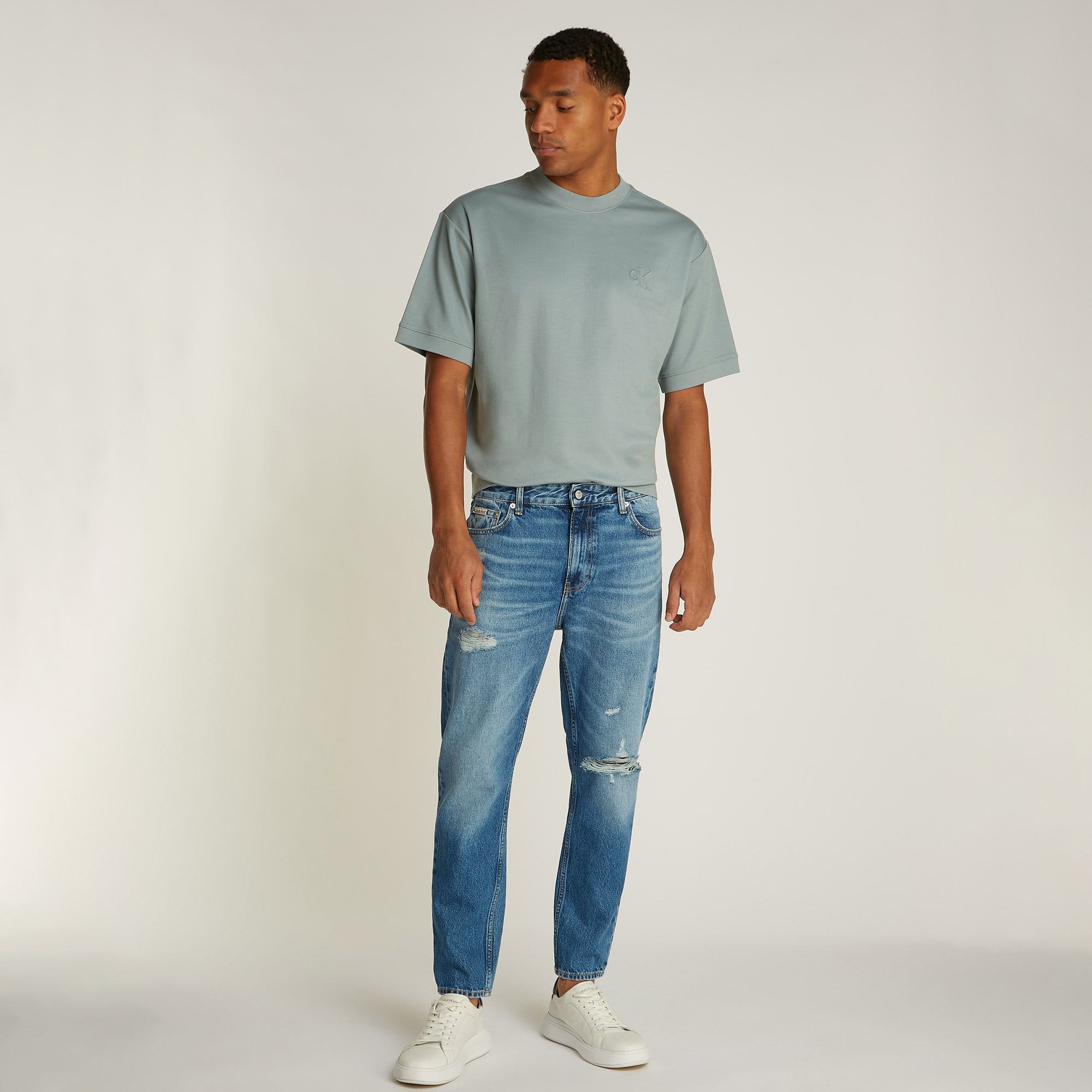 Calvin Klein Dad Erkek Lacivert Jean