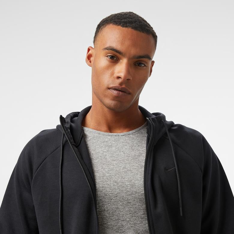 Nike Primary Fleece Erkek Siyah Sweatshirt