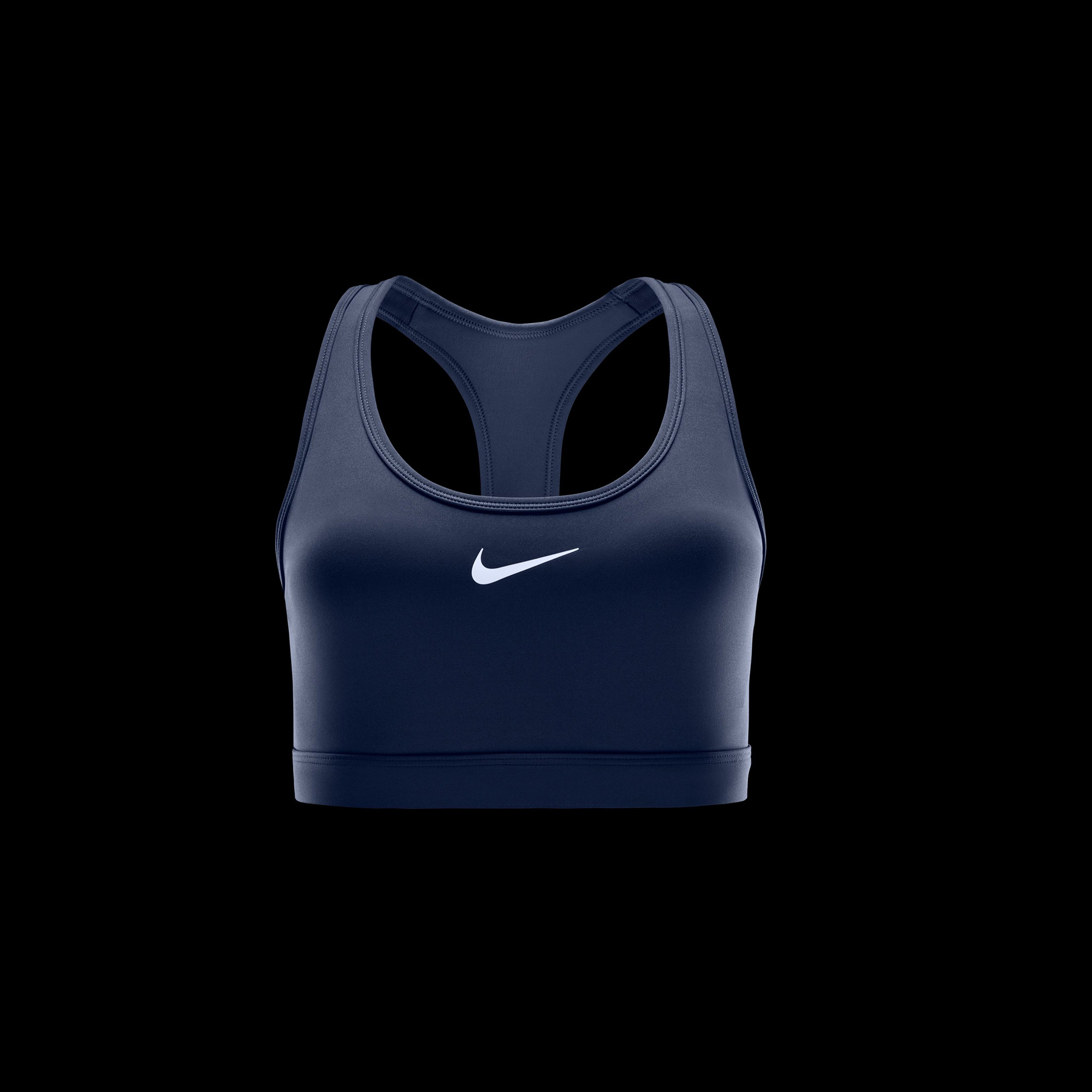 Nike Swoosh Medium Support Kadın Lacivert Bra