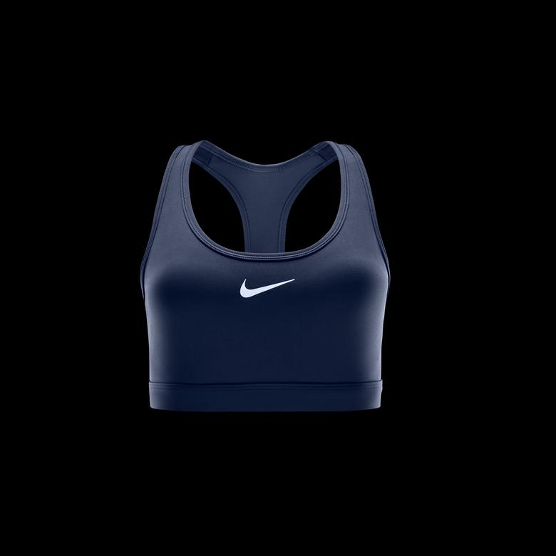 Nike Swoosh Medium Support Kadın Lacivert Bra