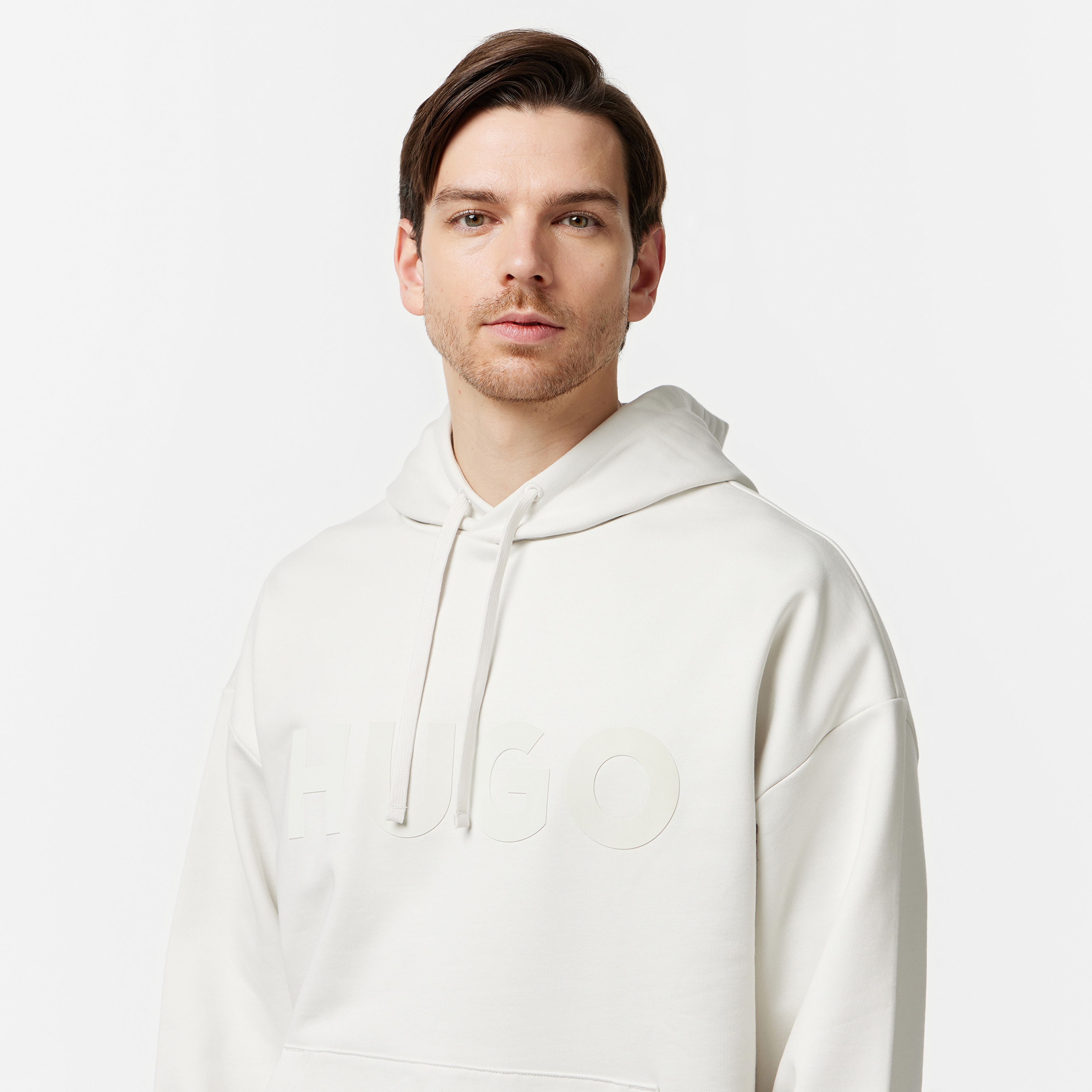 Hugo Erkek Beyaz Sweatshirt