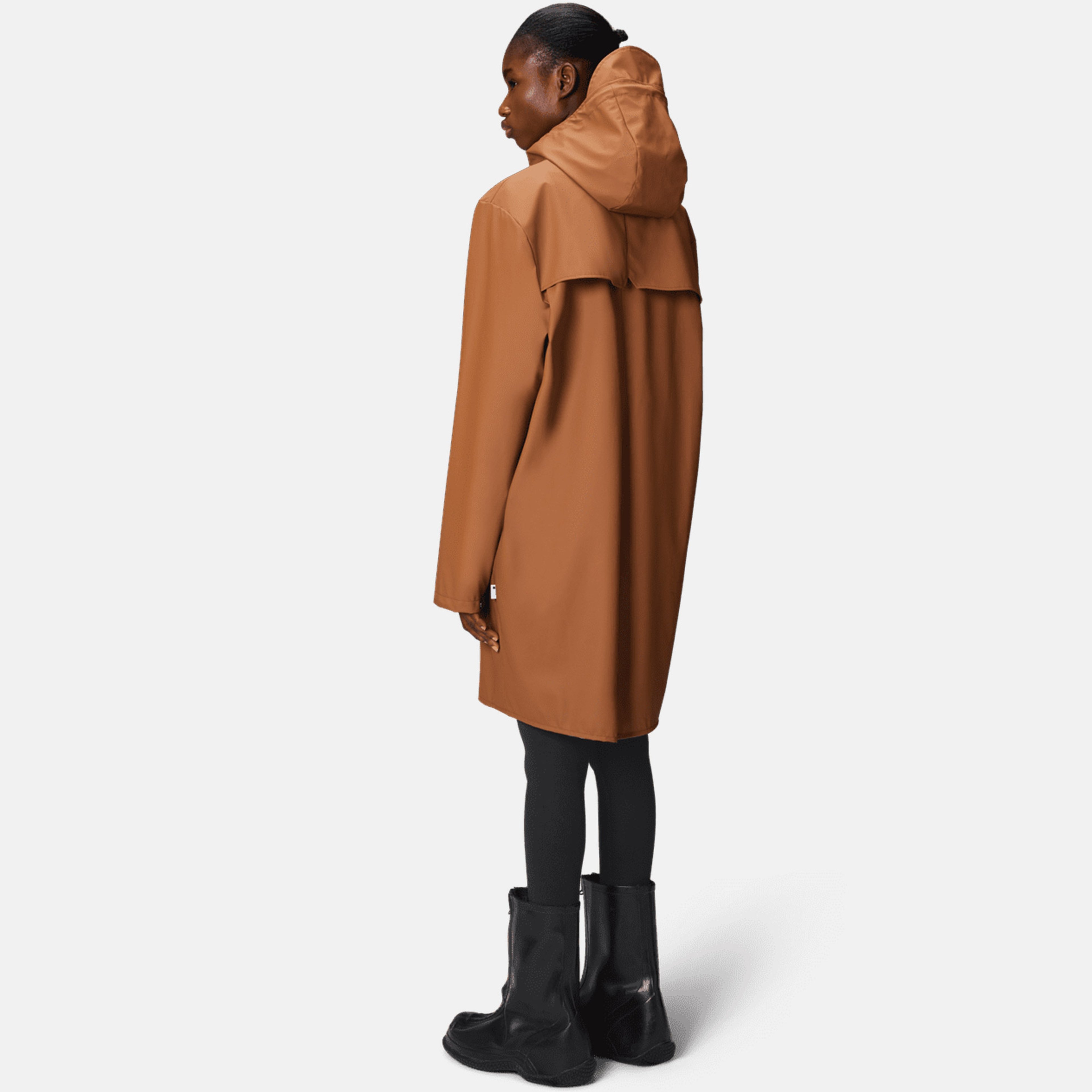 Rains Long Jacket W3 Unisex Turuncu Yağmurluk