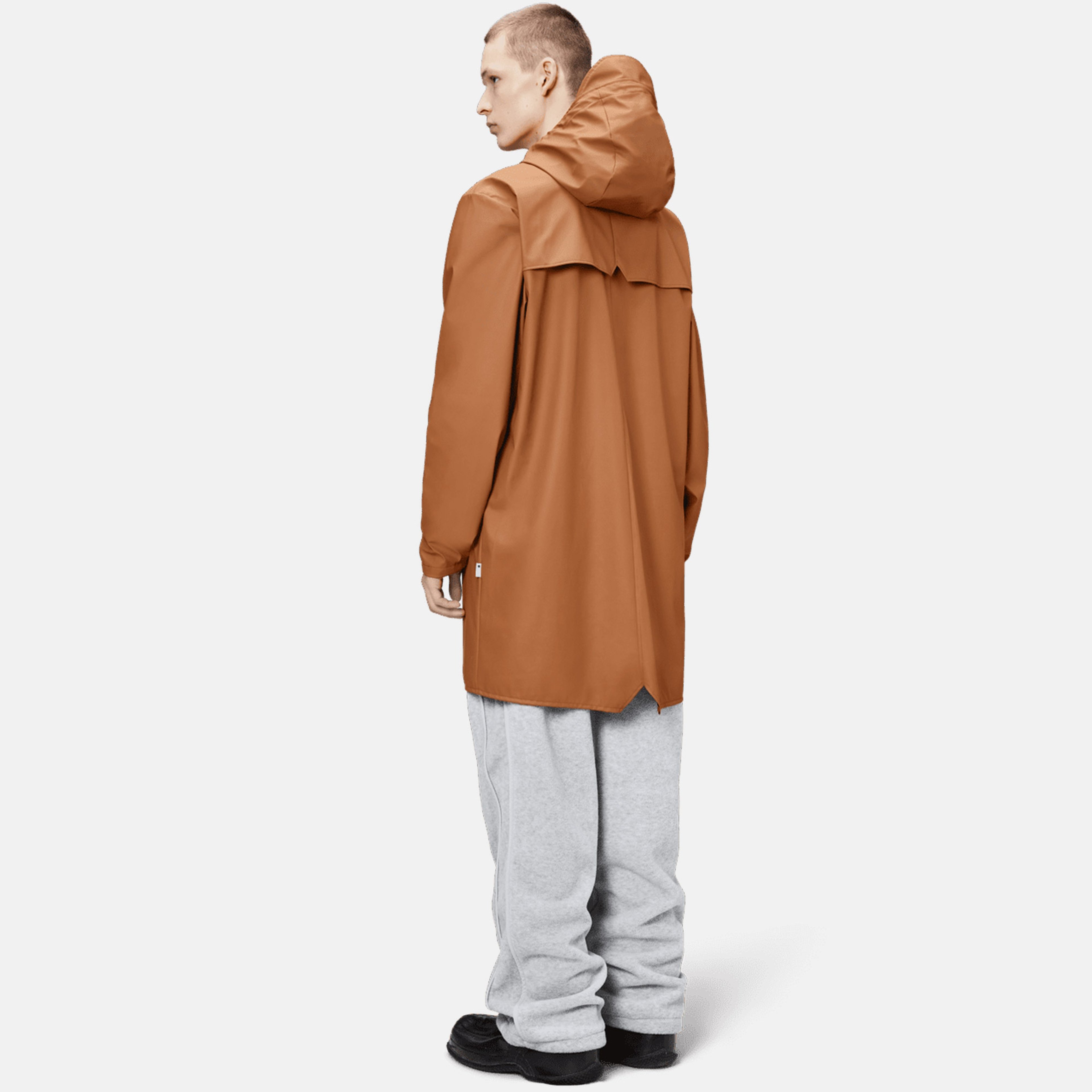 Rains Long Jacket W3 Unisex Turuncu Yağmurluk
