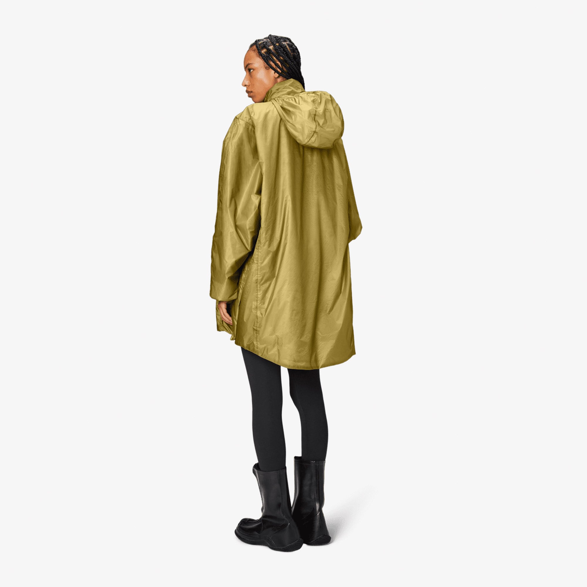 Rains Kauto Insulated Poncho W4T1 Unisex Haki Panço