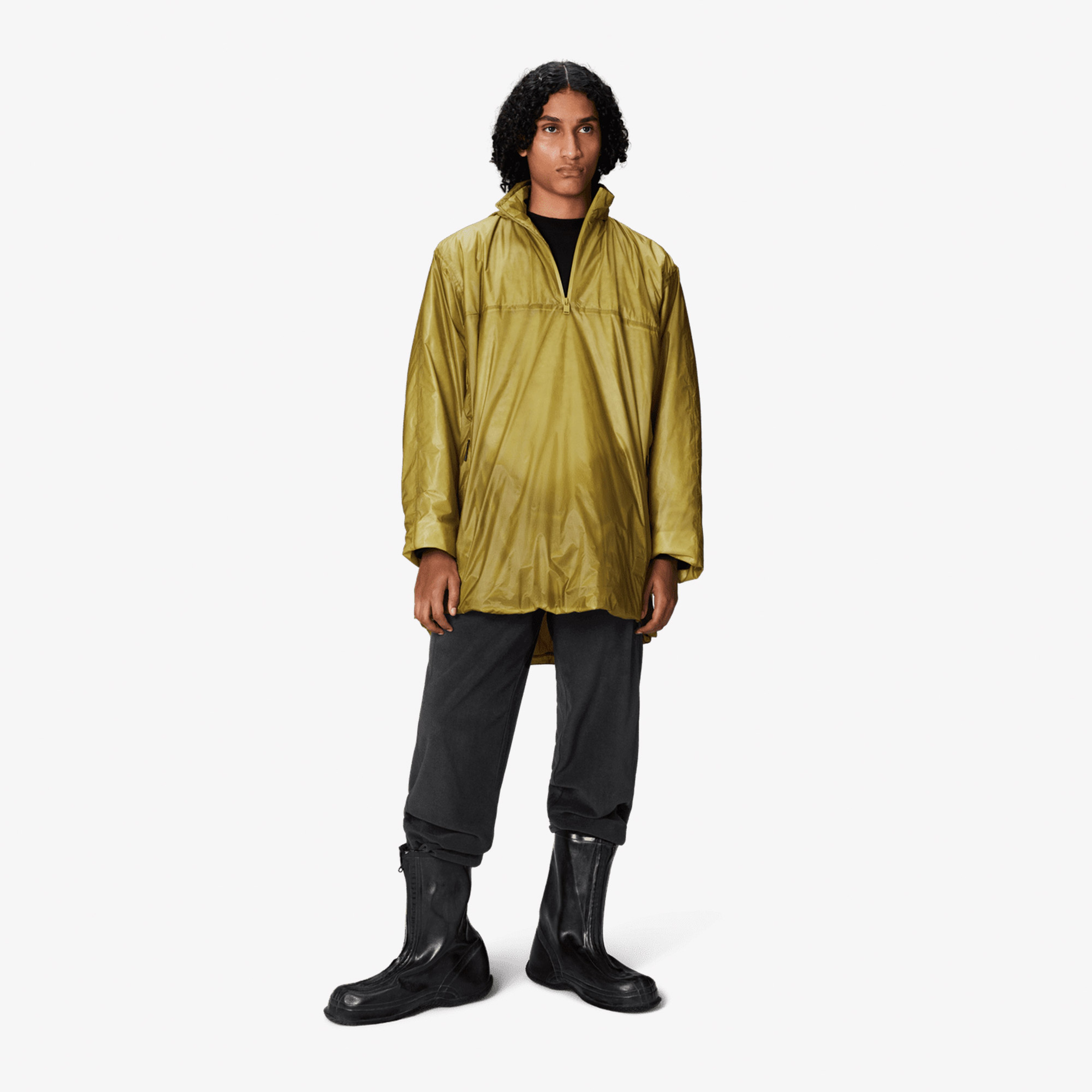 Rains Kauto Insulated Poncho W4T1 Unisex Haki Panço