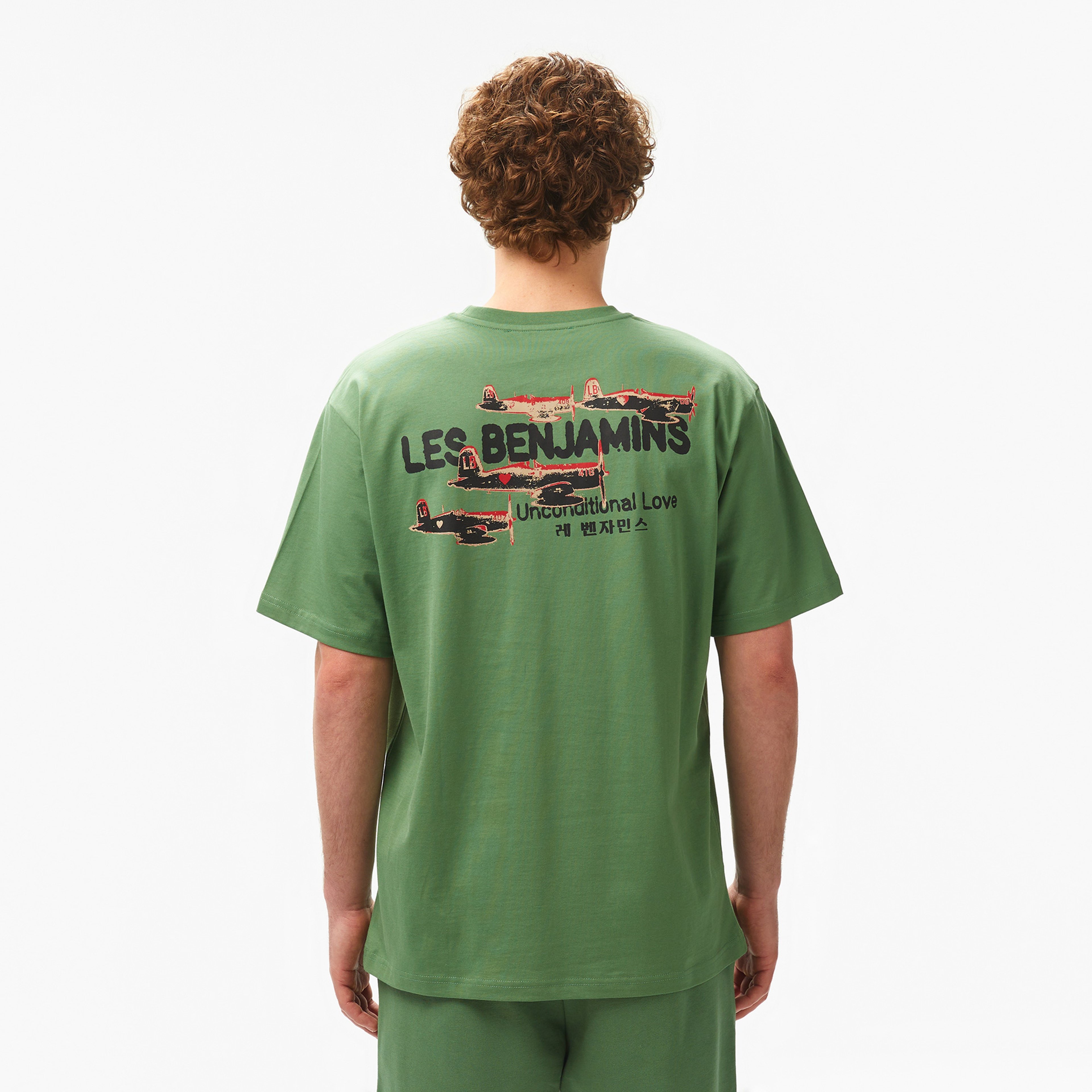 Les Benjamins Relaxed Fit 002 Erkek Yeşil T-Shirt