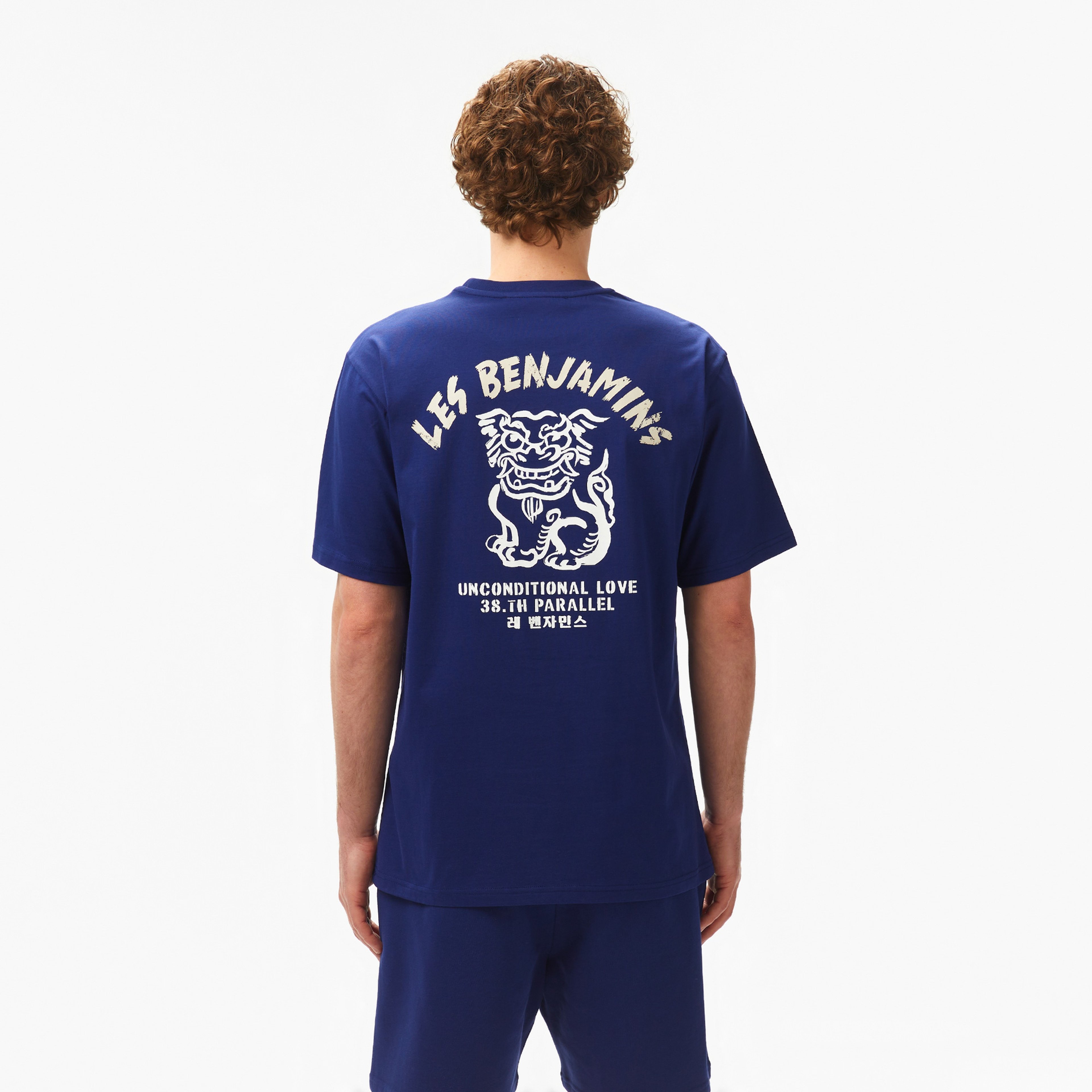 Les Benjamins Relaxed Fit 034 Erkek Lacivert T-Shirt
