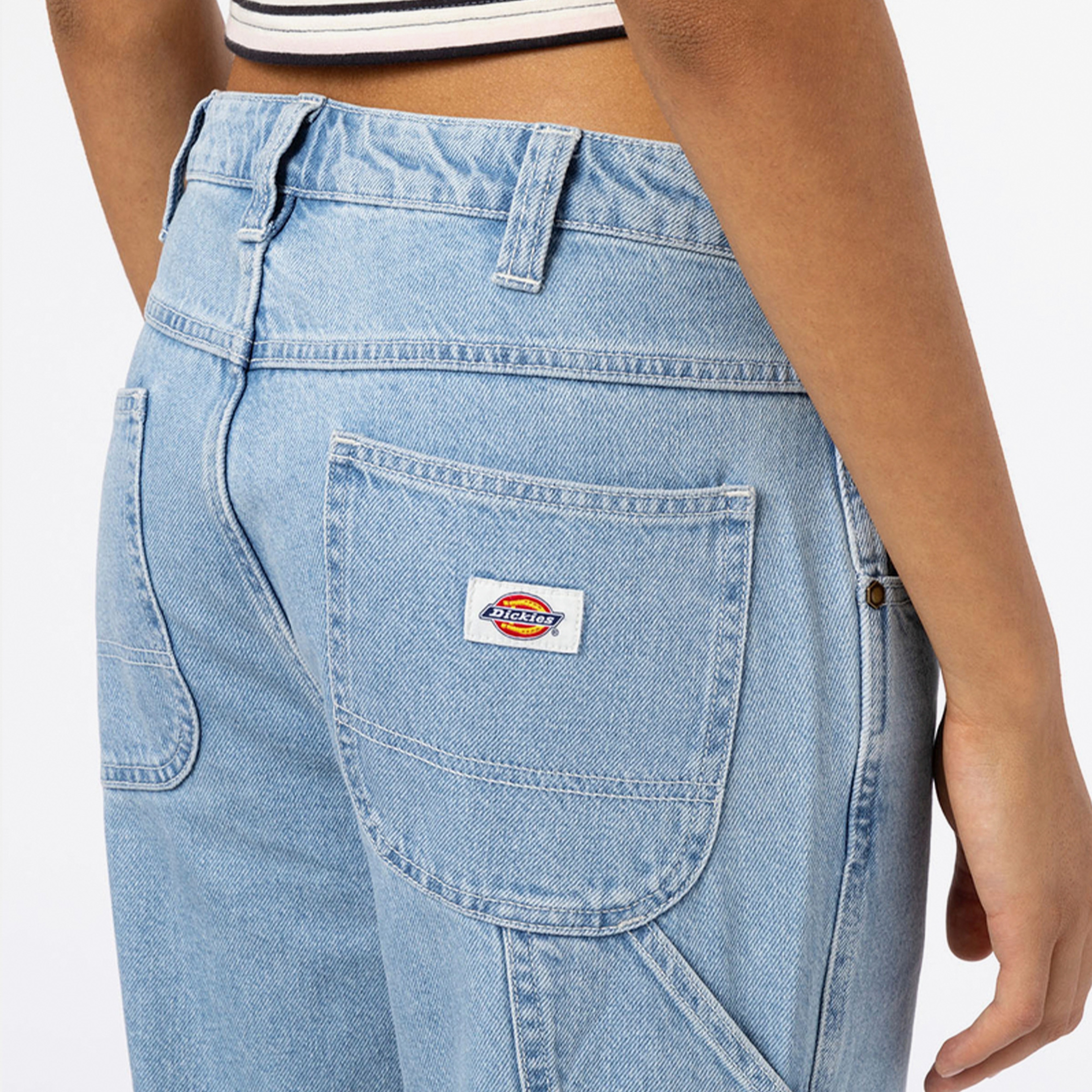 Dickies Ellendale Denim Kadın Mavi Pantolon