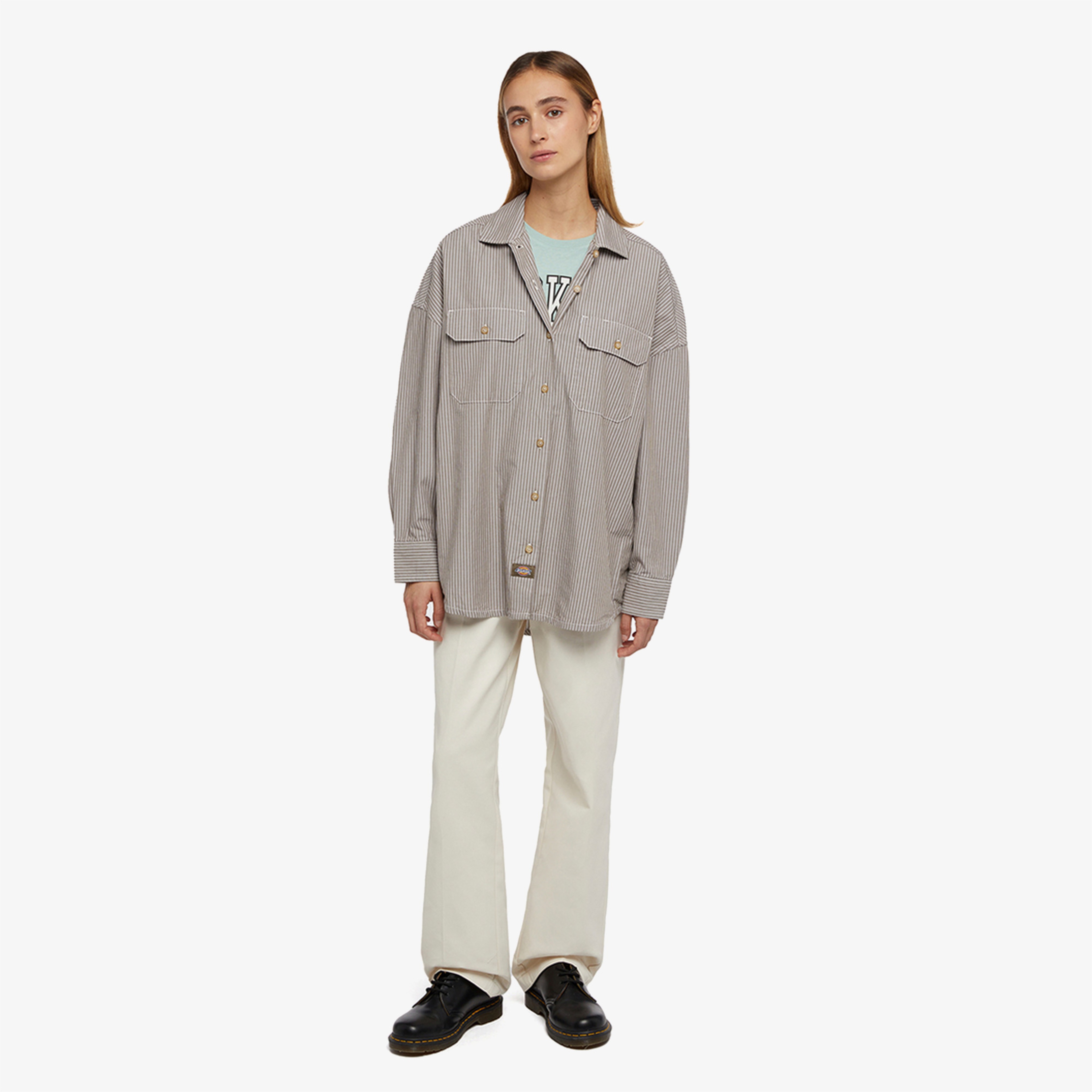 Dickies Florence Kadın Kahverengi Gömlek