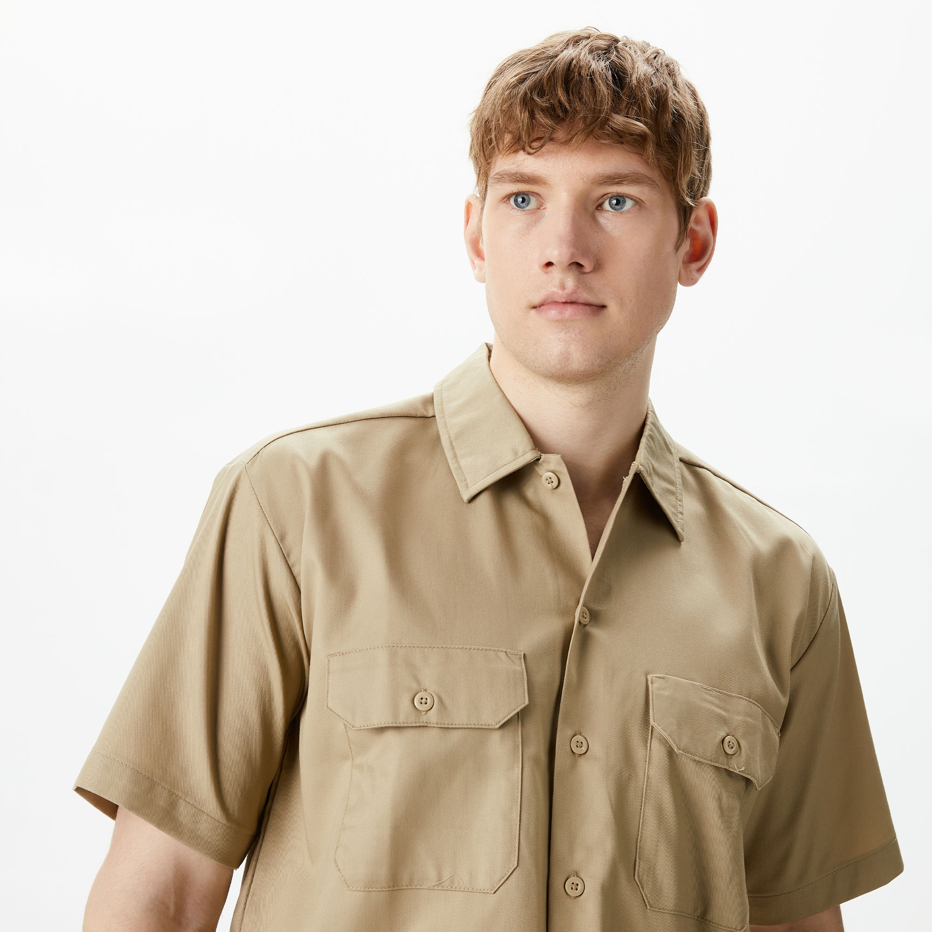 Dickies Work Erkek Haki Gömlek