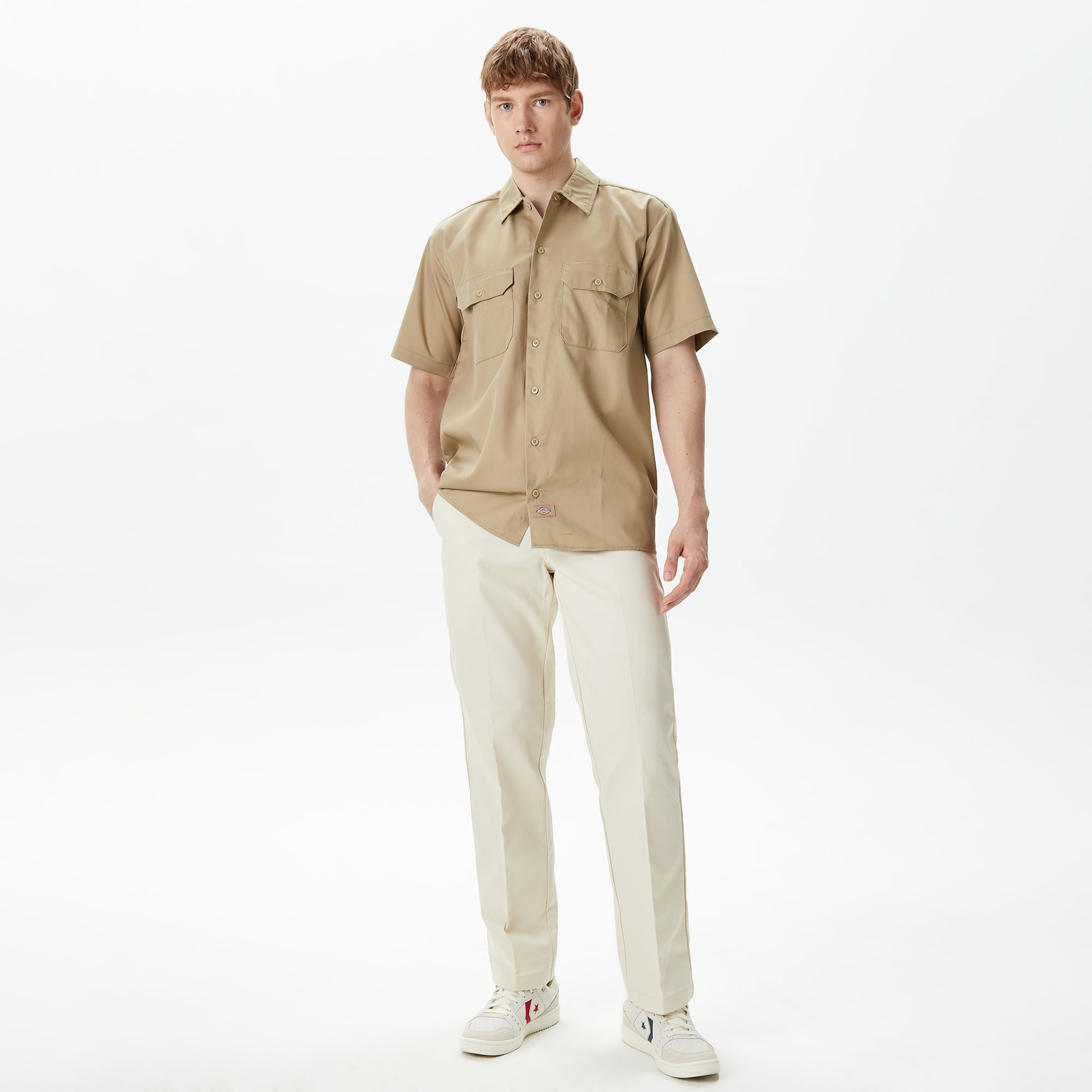 Dickies Work Erkek Haki Gömlek