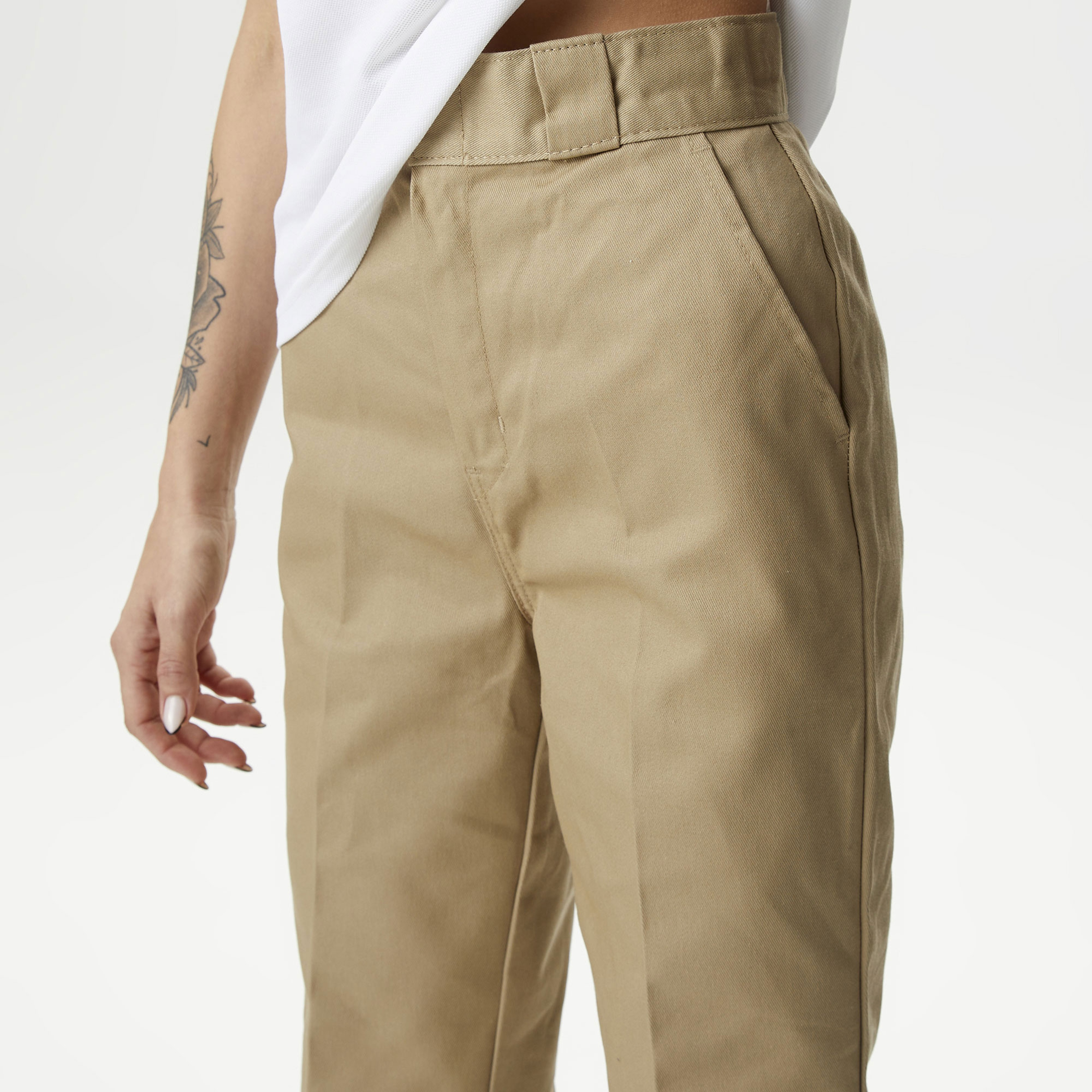 Dickies Phonenix Cropped Kadın Haki Pantolon