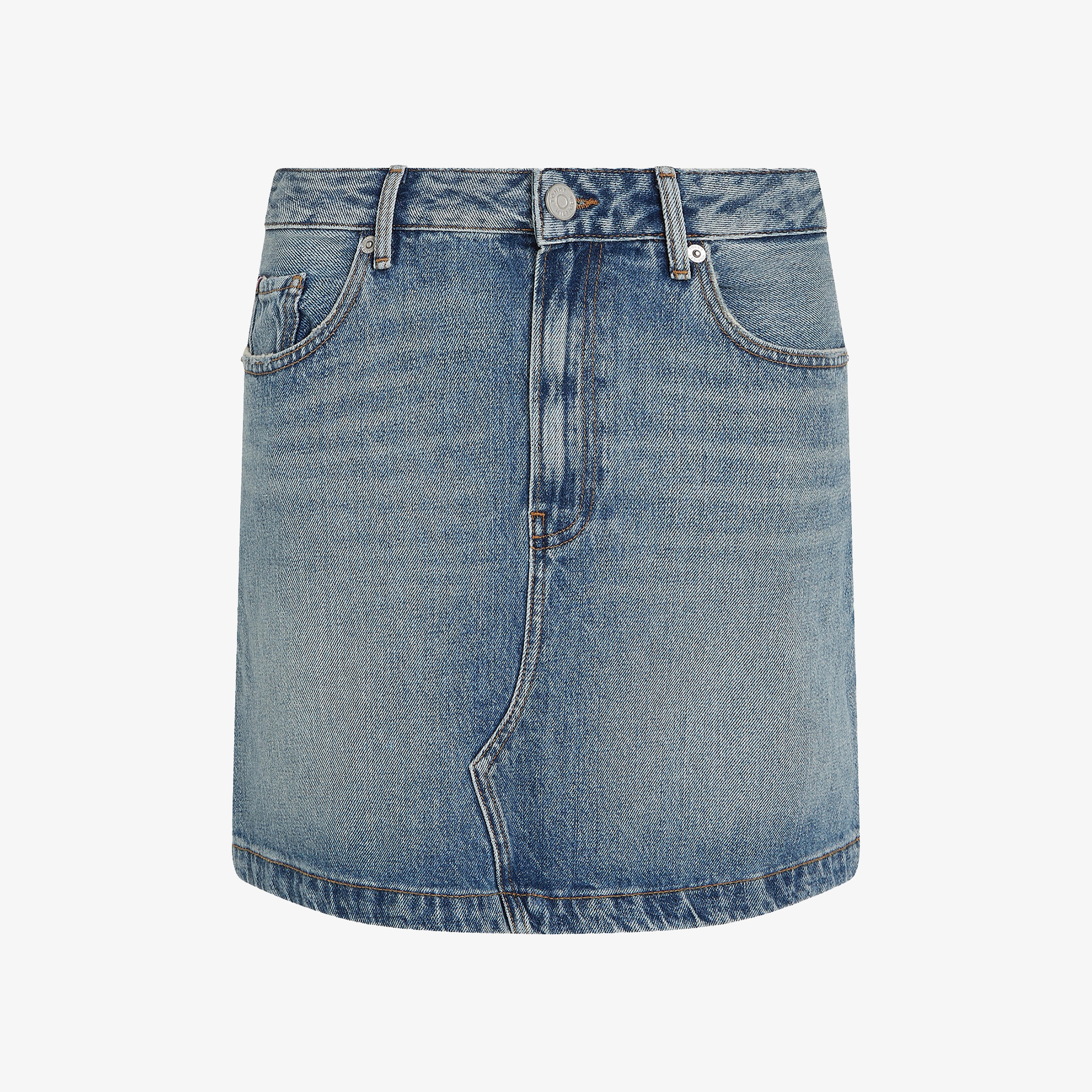 Tommy Hilfiger Dnm Mini Hw Sam Kadın Lacivert Etek