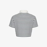 Tommy Jeans Crp Badge Kadın Beyaz Polo