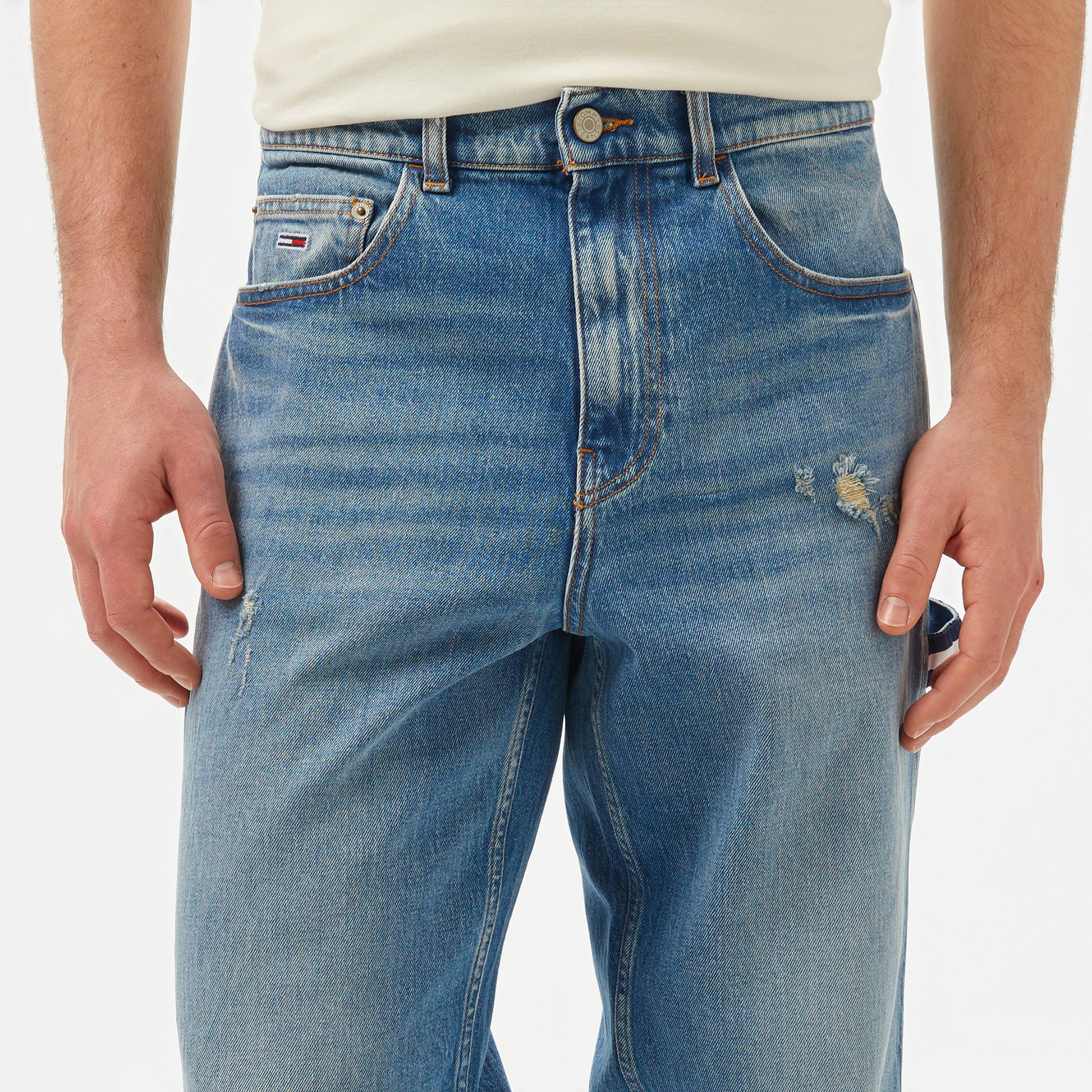 Tommy Jeans Jaimie Ai6137 Erkek Mavi Jean