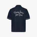 Tommy Jeans Tjc Camp Collar Erkek Lacivert Gömlek