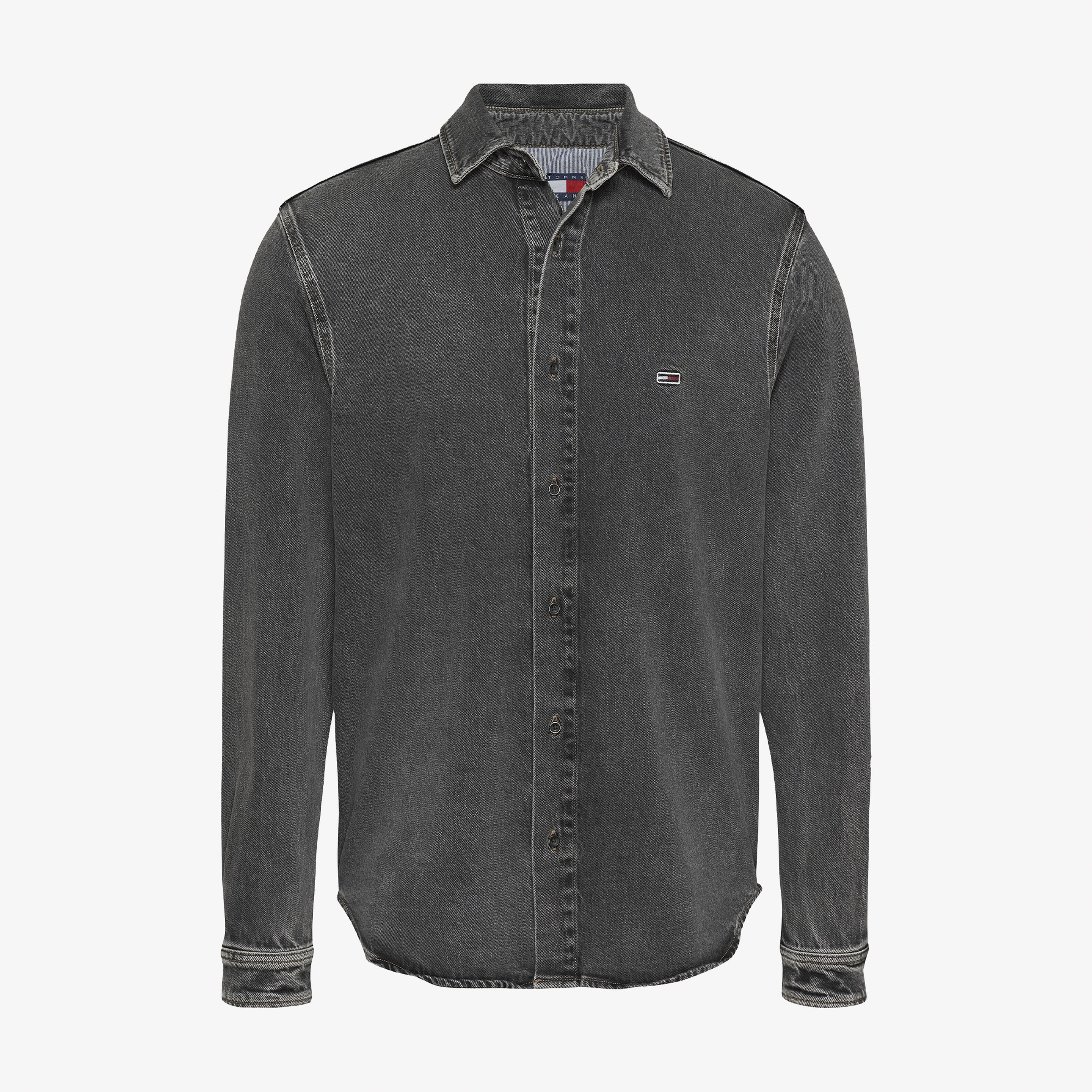 Tommy Jeans Regular Fit Overshirt Ai6184 Erkek Siyah Gömlek