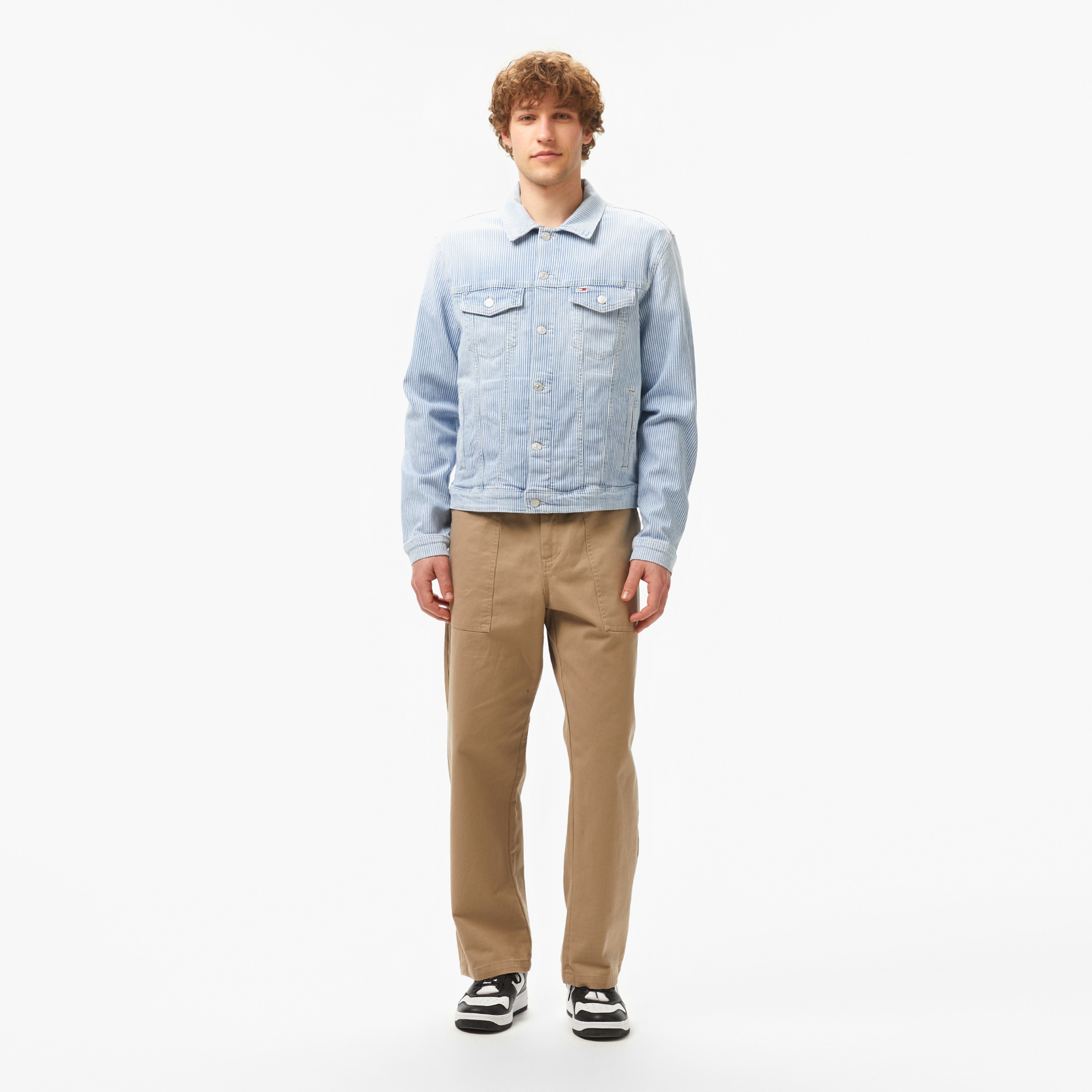 Tommy Jeans Ryan Rglr Trckr Bi6132 Erkek Lacivert Ceket