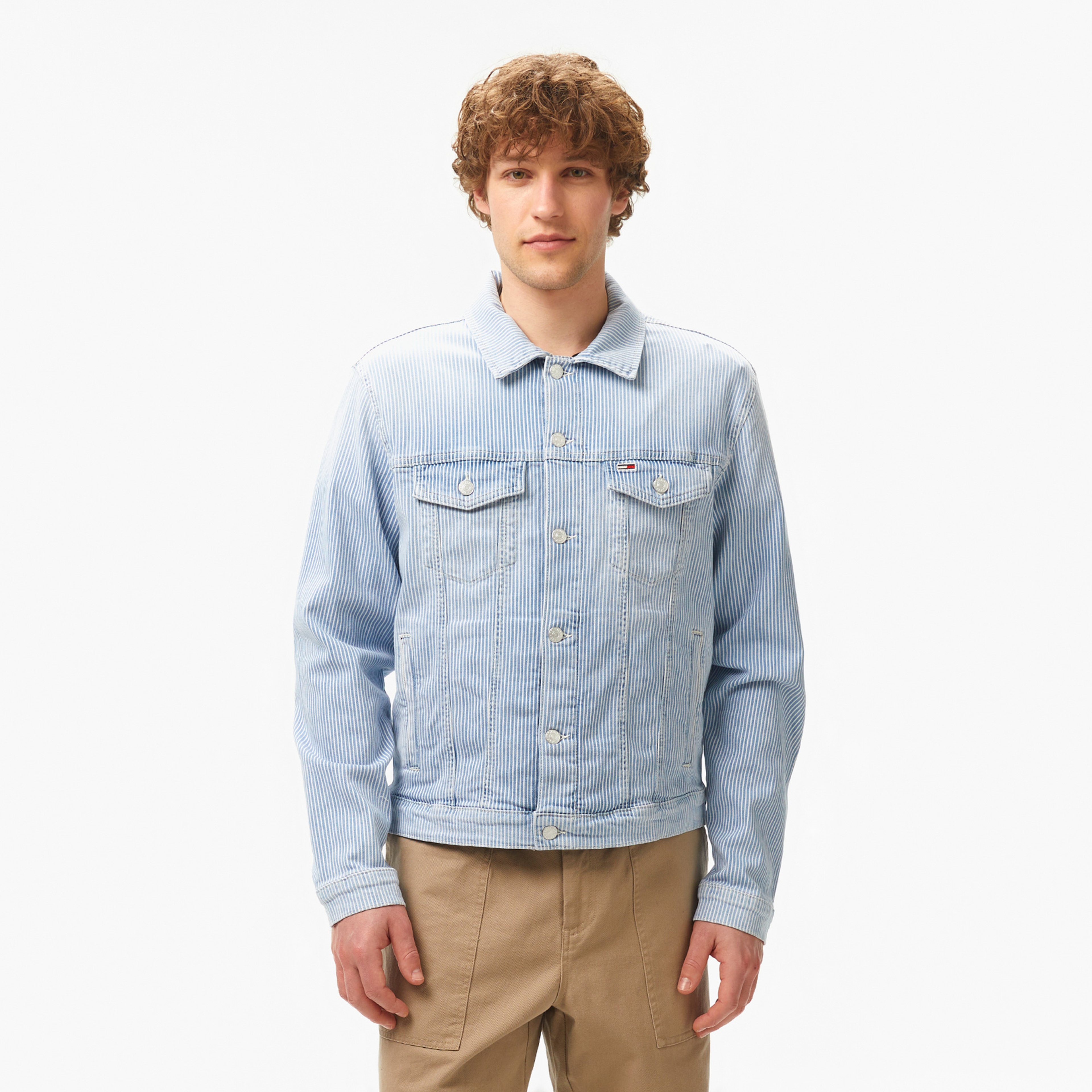 Tommy Jeans Ryan Rglr Trckr Bi6132 Erkek Lacivert Ceket