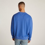 Tommy Jeans Rlx Vintage Varsity Crew Erkek Mavi Sweatshirt
