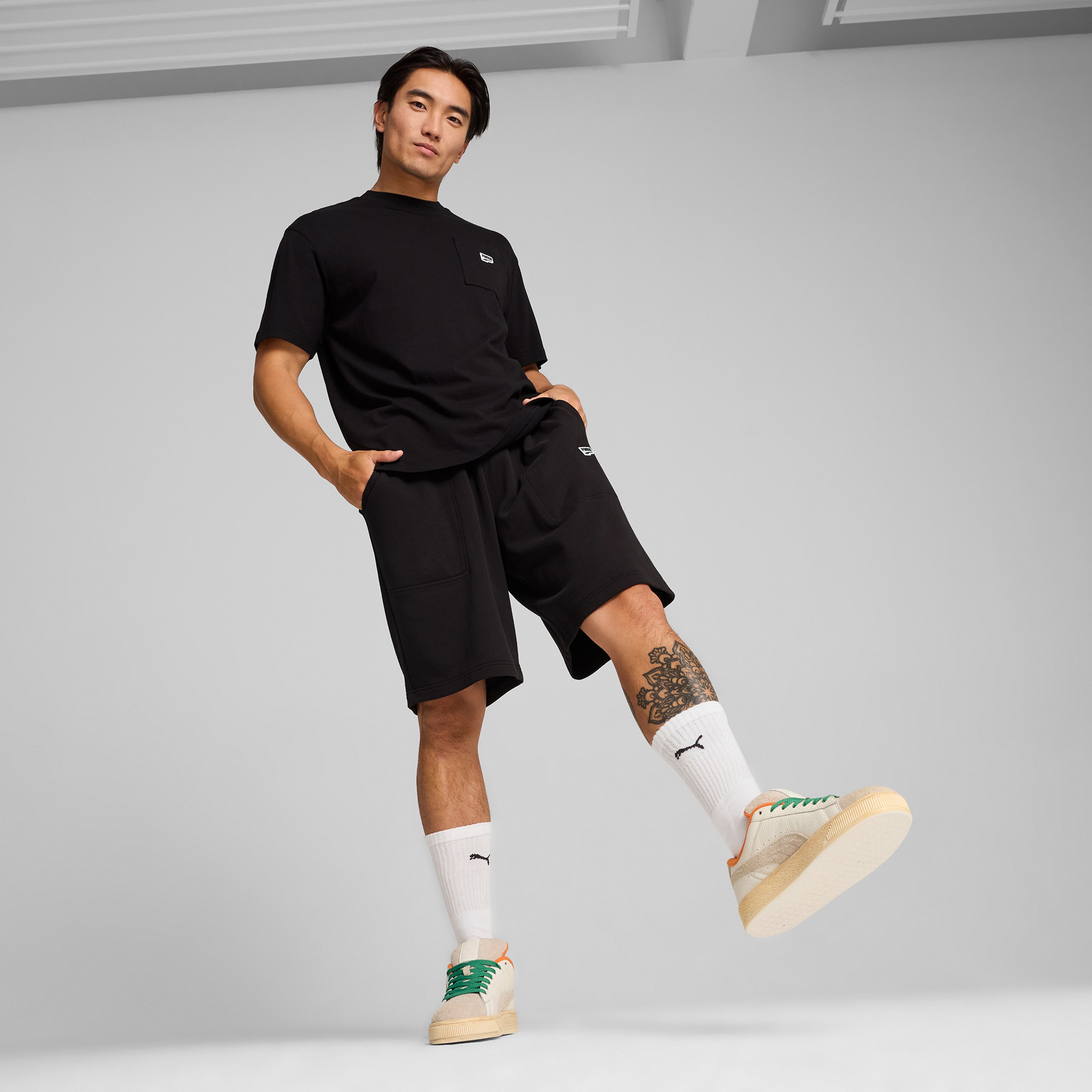 Puma Downtown Relaxed Erkek Siyah T-Shirt