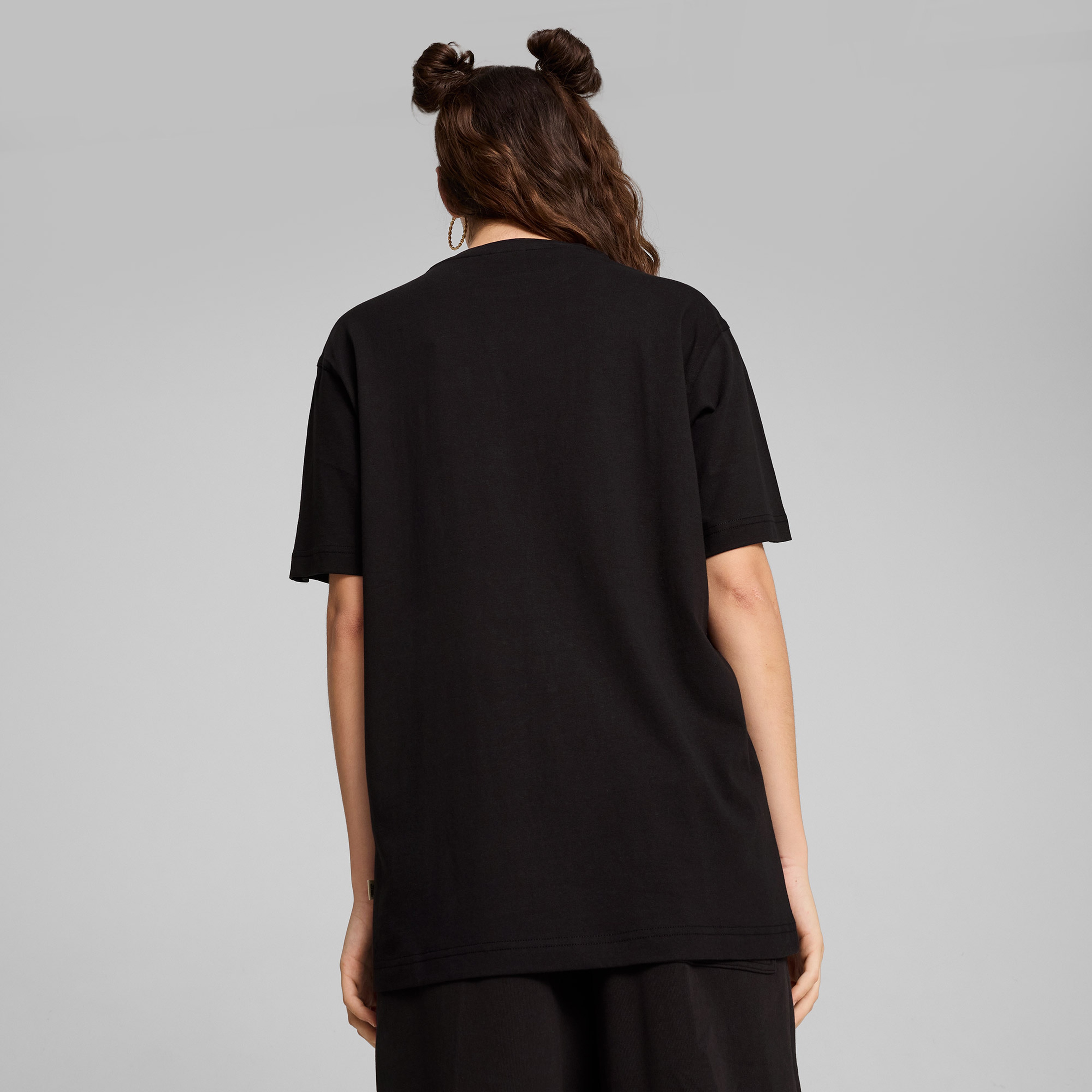 Puma Downtown Relaxed Erkek Siyah T-Shirt