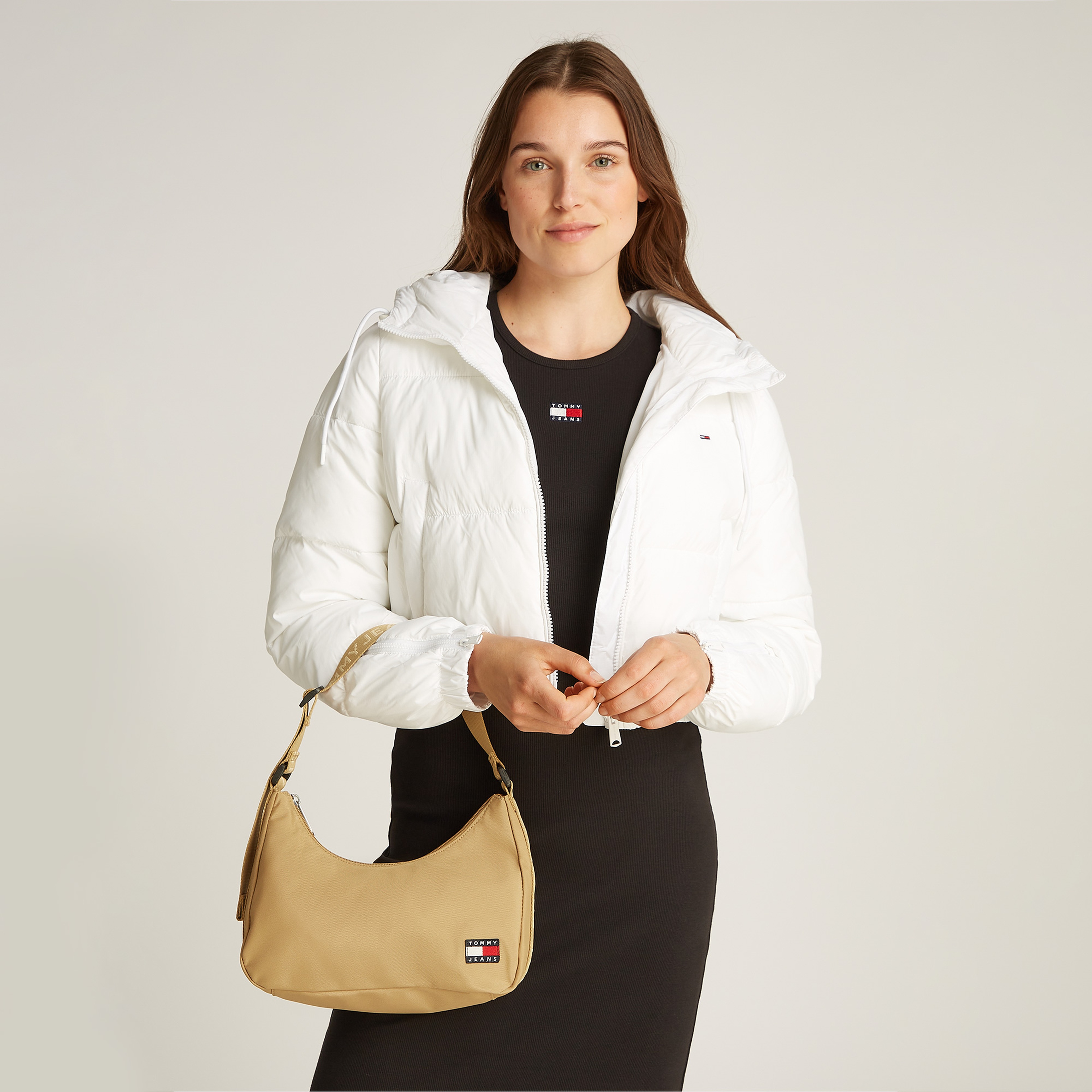 Tommy Hilfiger Ess Daily Kadın Haki El Çantası