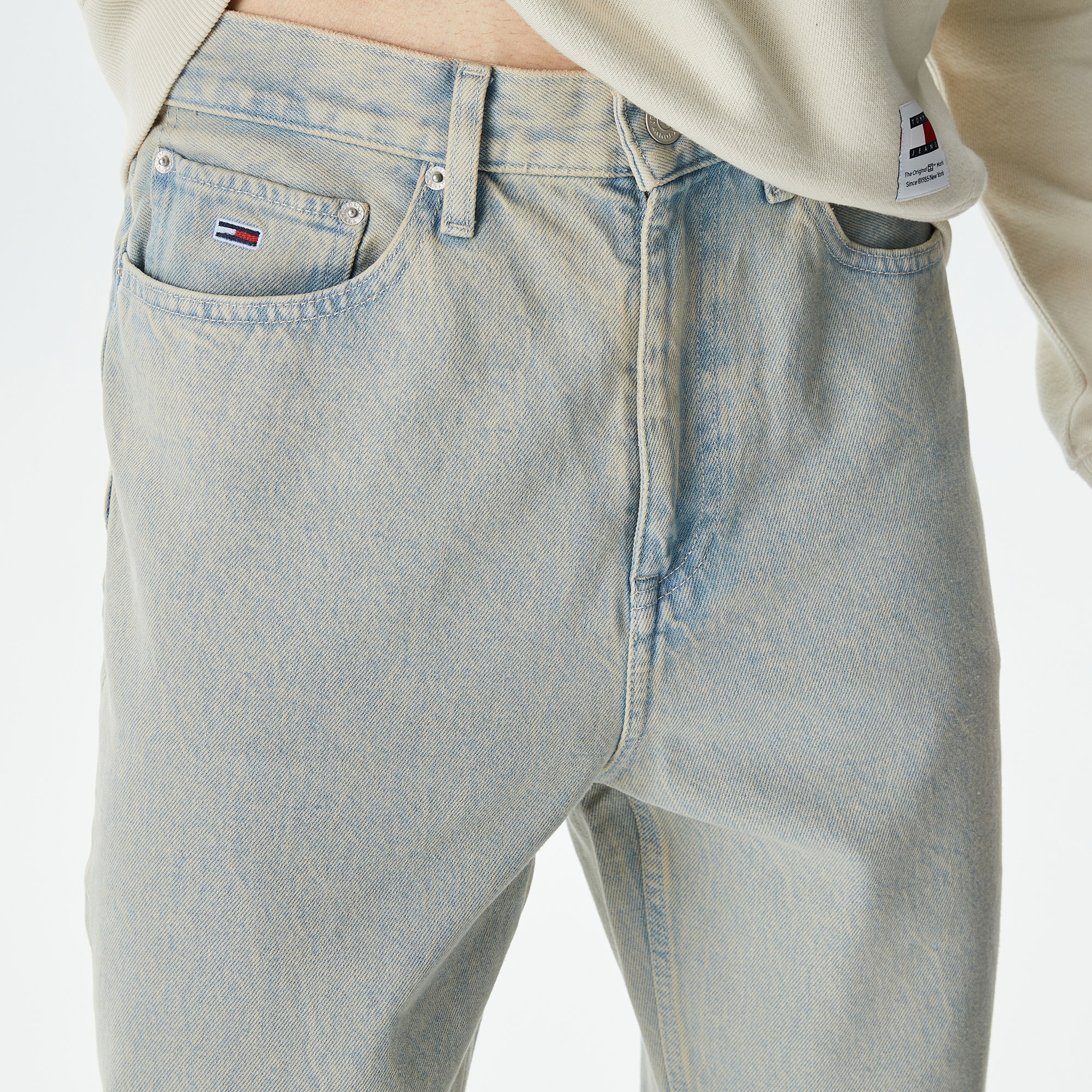 Tommy Jeans Skater Erkek Mavi Jean