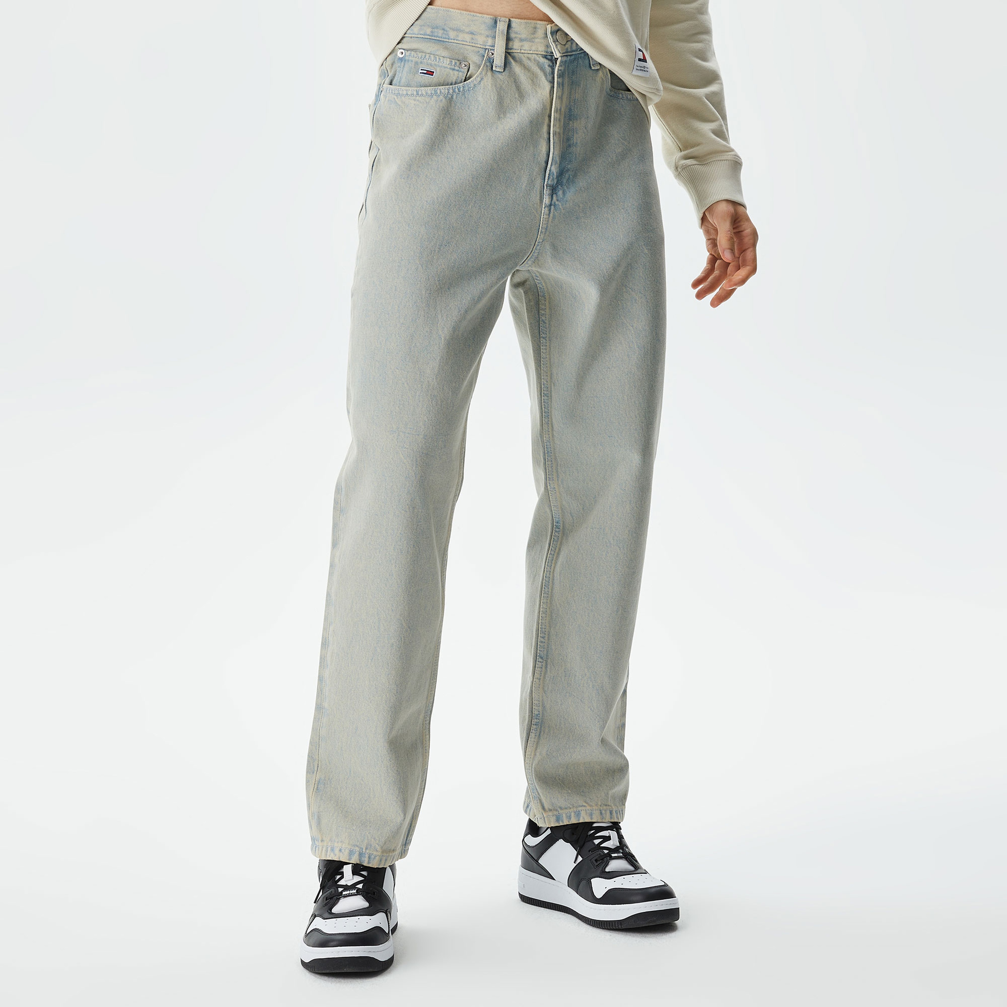 Tommy Jeans Skater Erkek Mavi Jean