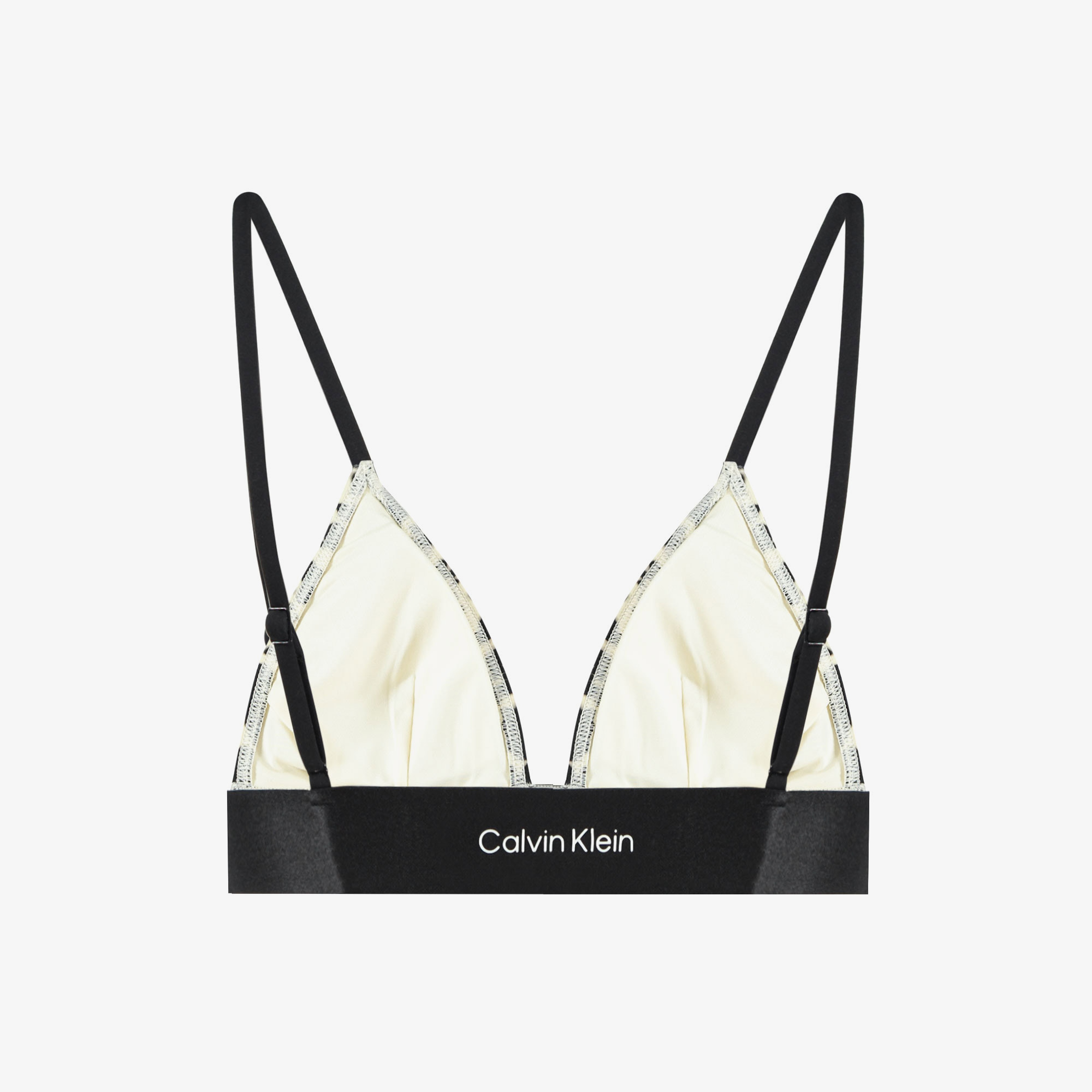 Calvin Klein Refined Waistband Kadın Siyah Bikini Üstü