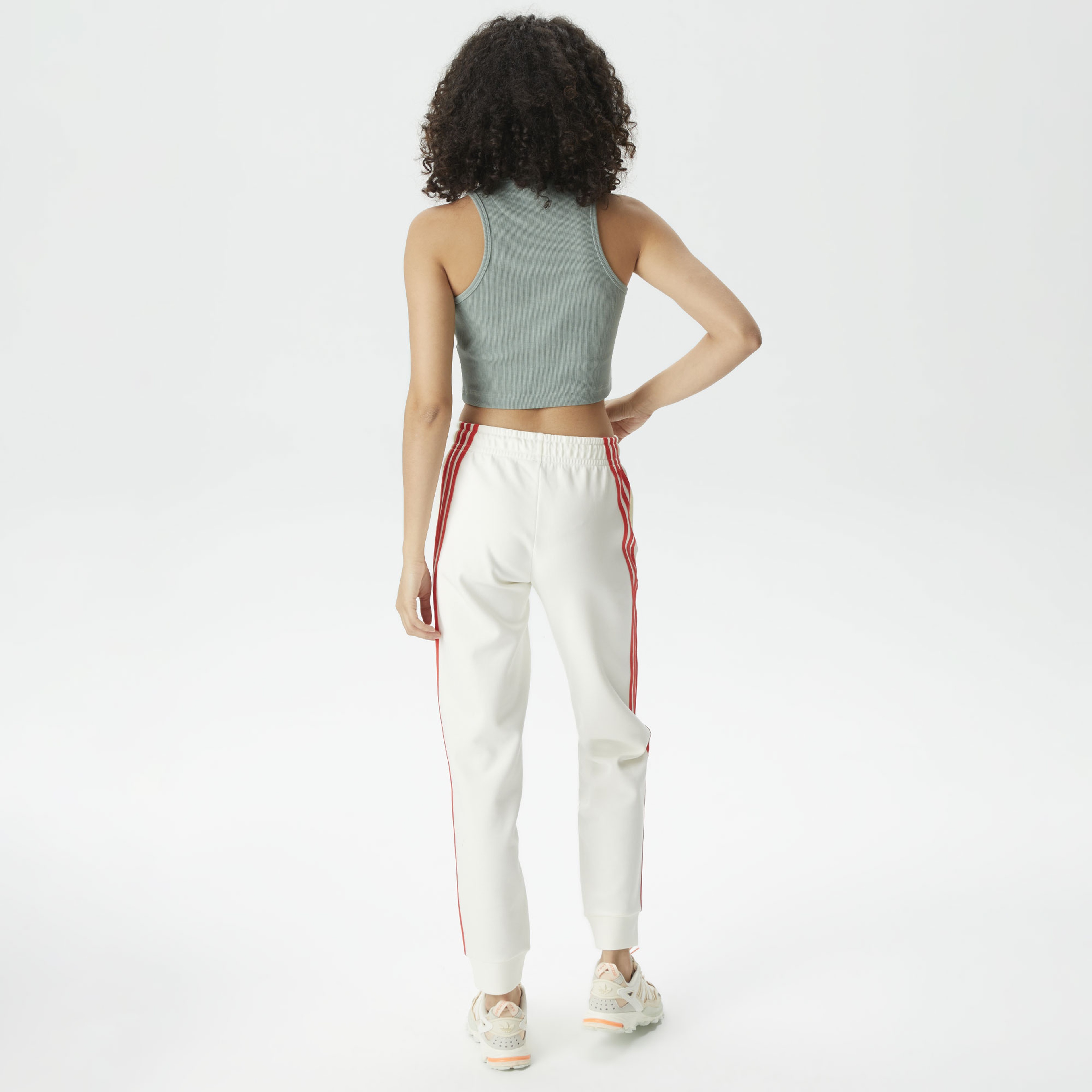 adidas 3-Stripes REG Kadın Beyaz Eşofman Altı