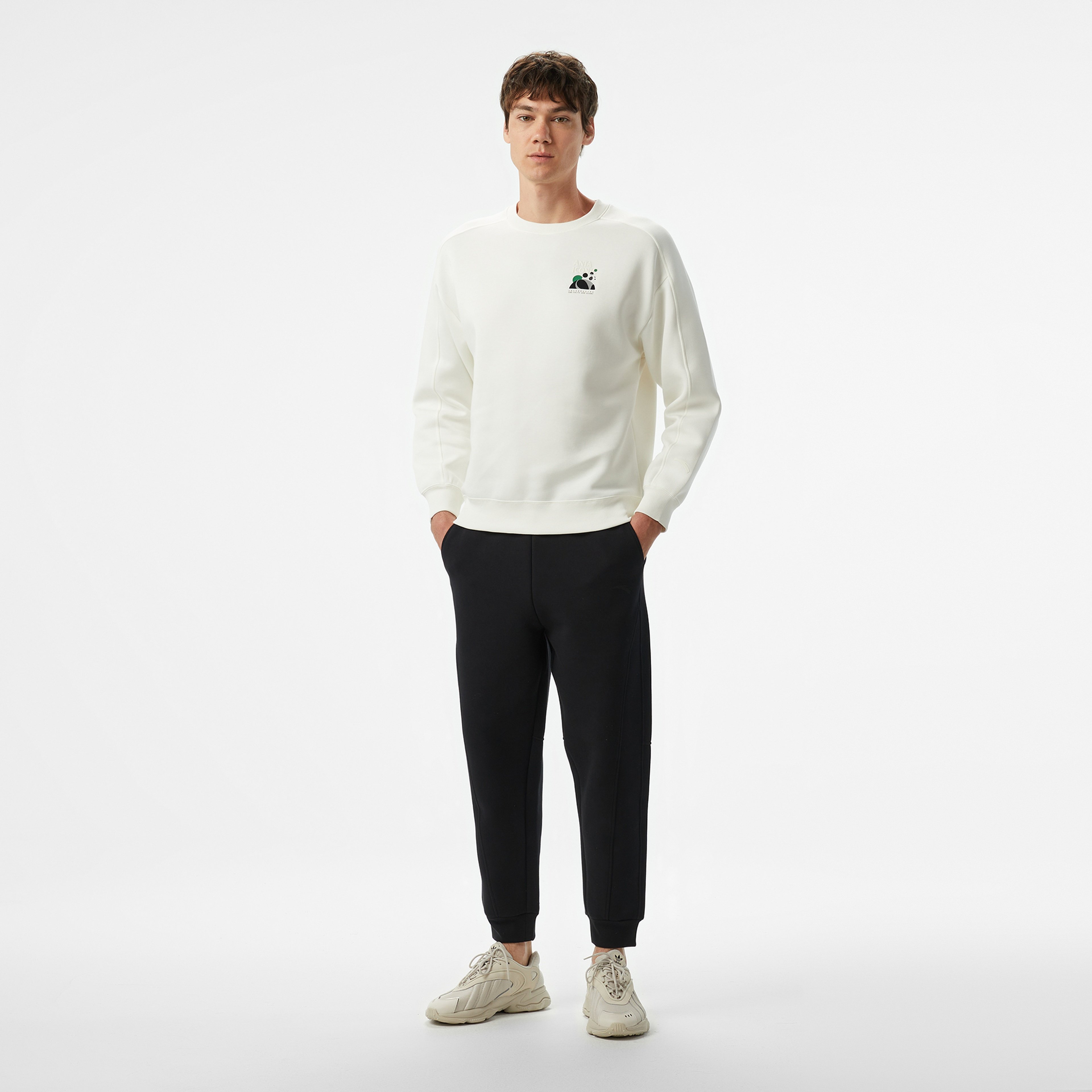 Anta Iconic Erkek Bej Sweatshirt