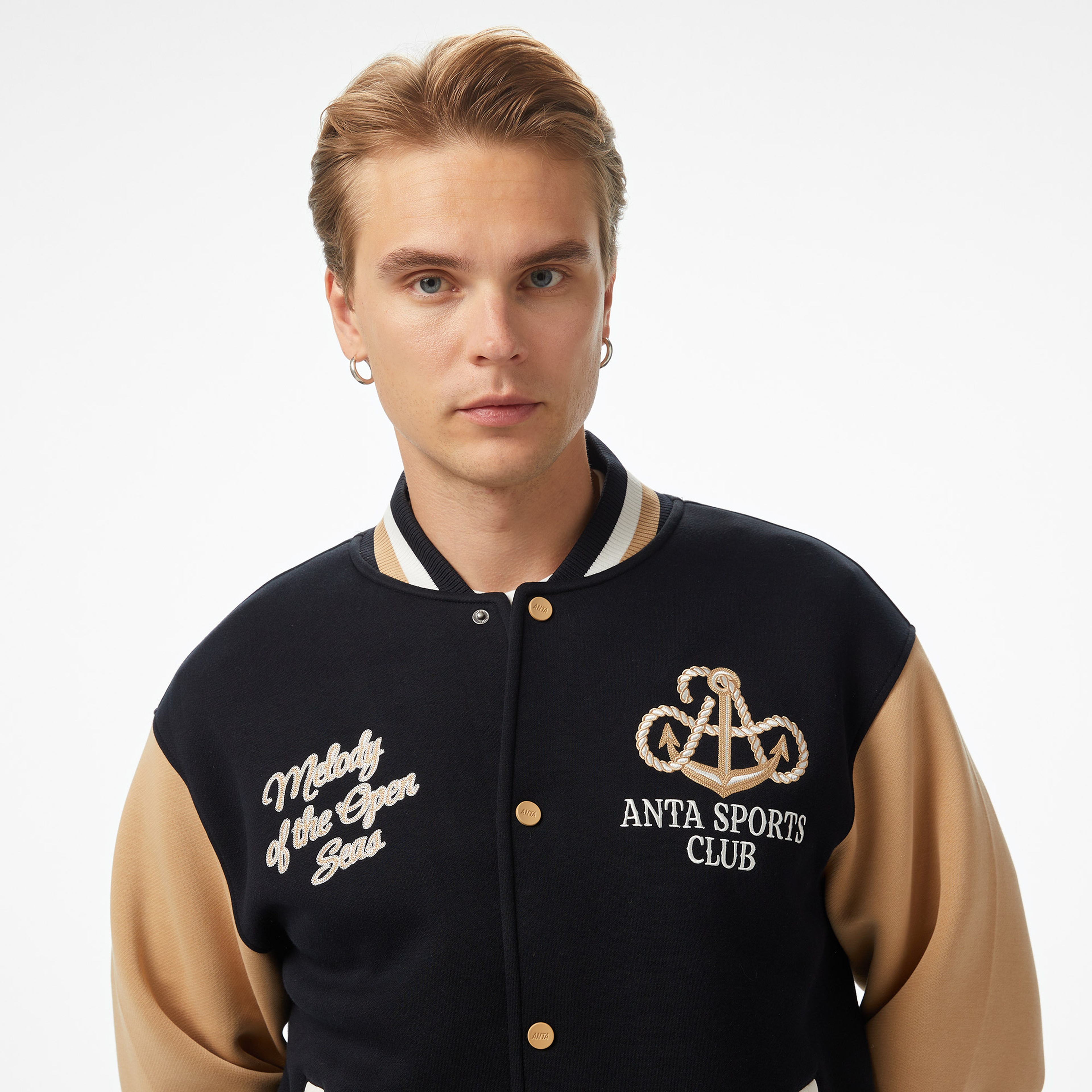 Anta Sports Club Erkek Siyah Eşofman Üstü