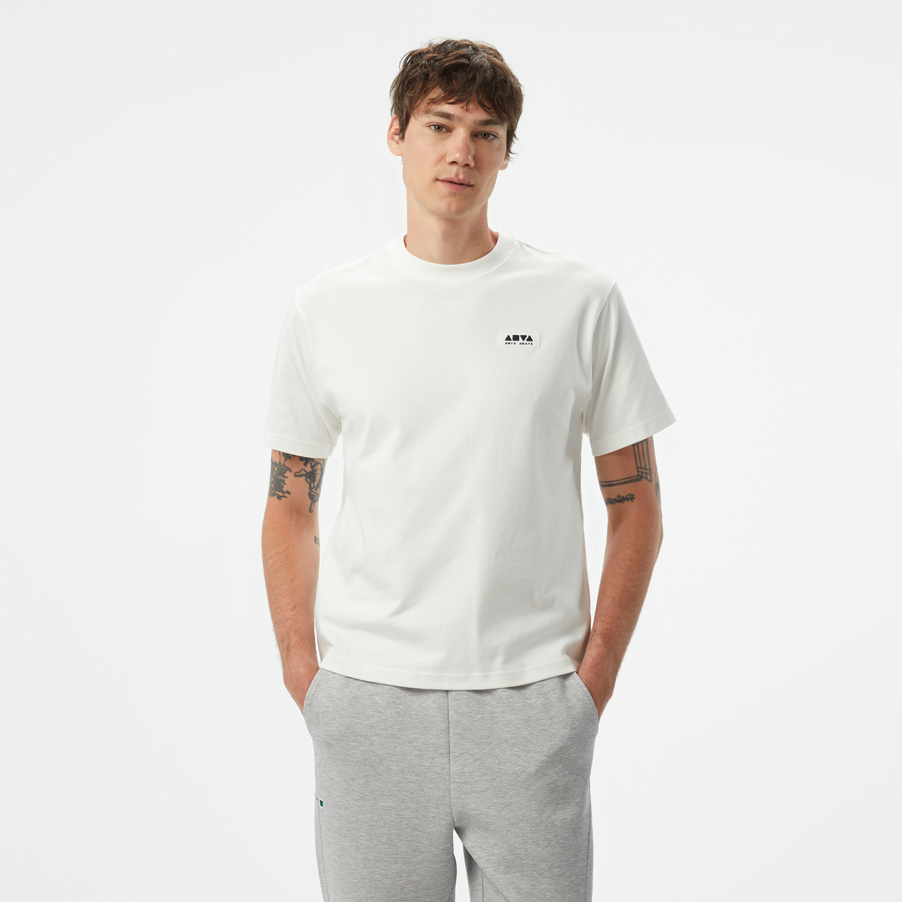 Anta Skate Culture Unisex Beyaz T-Shirt