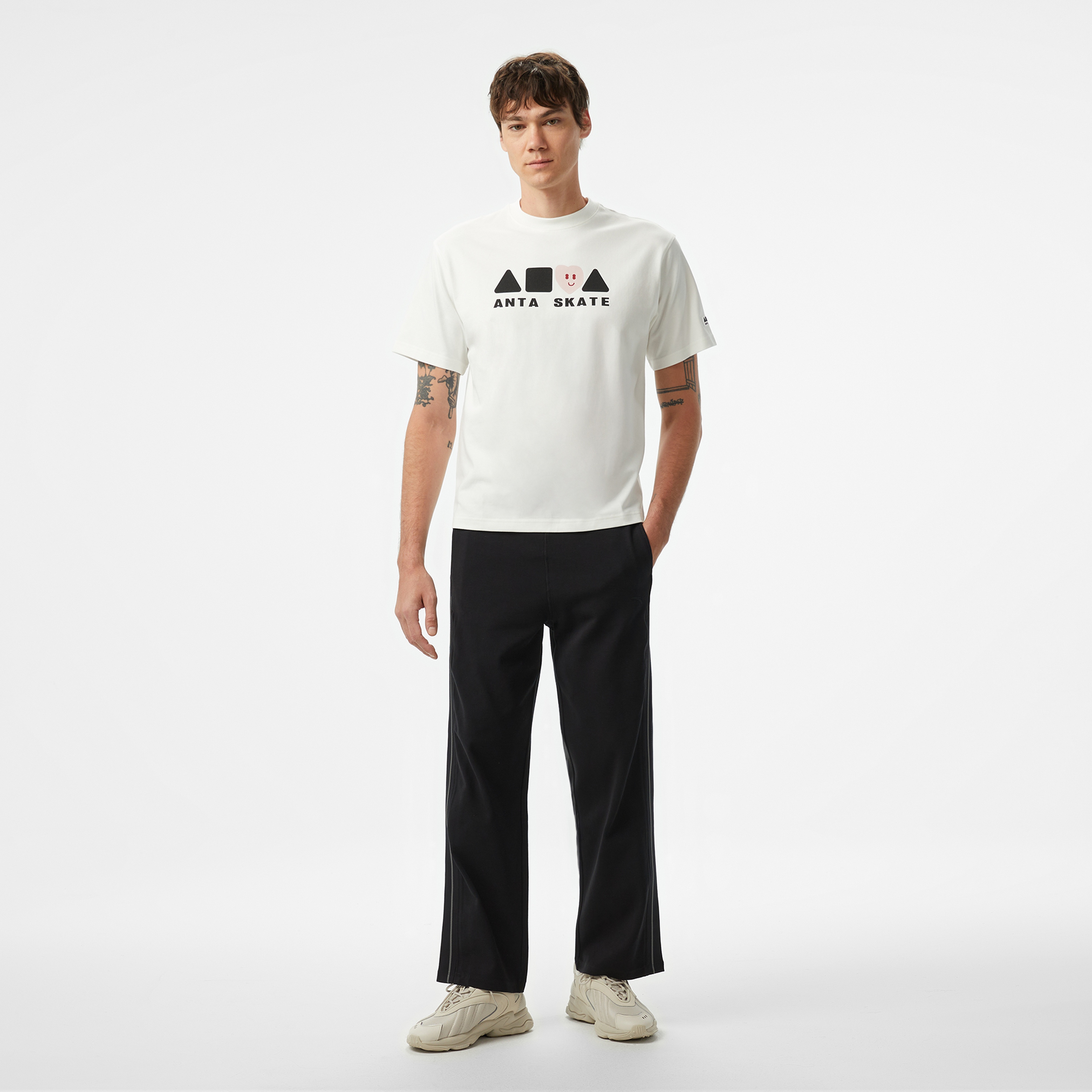 Anta Skate Culture SS Erkek Beyaz T-Shirt