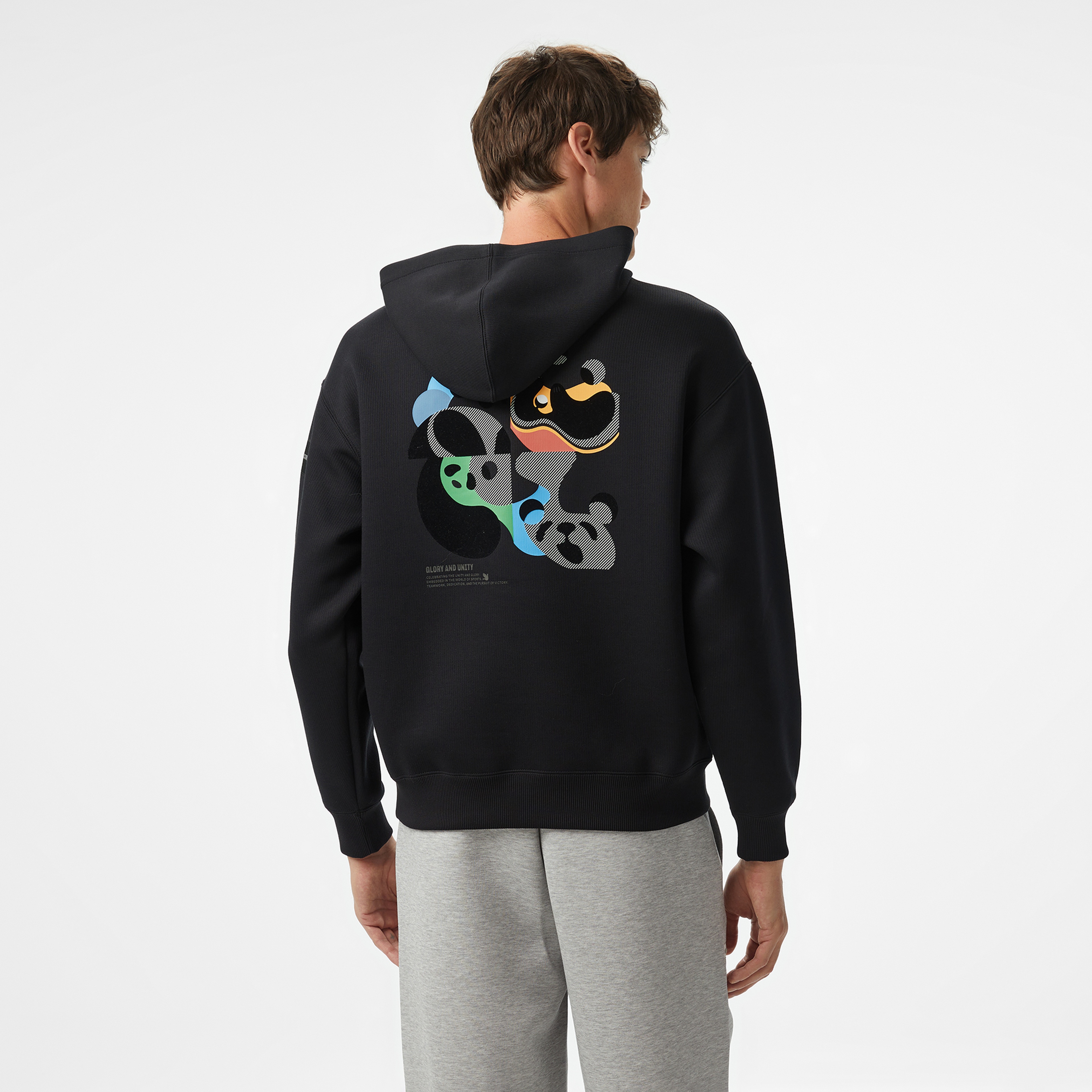 Anta Iconic Erkek Siyah Hoodie