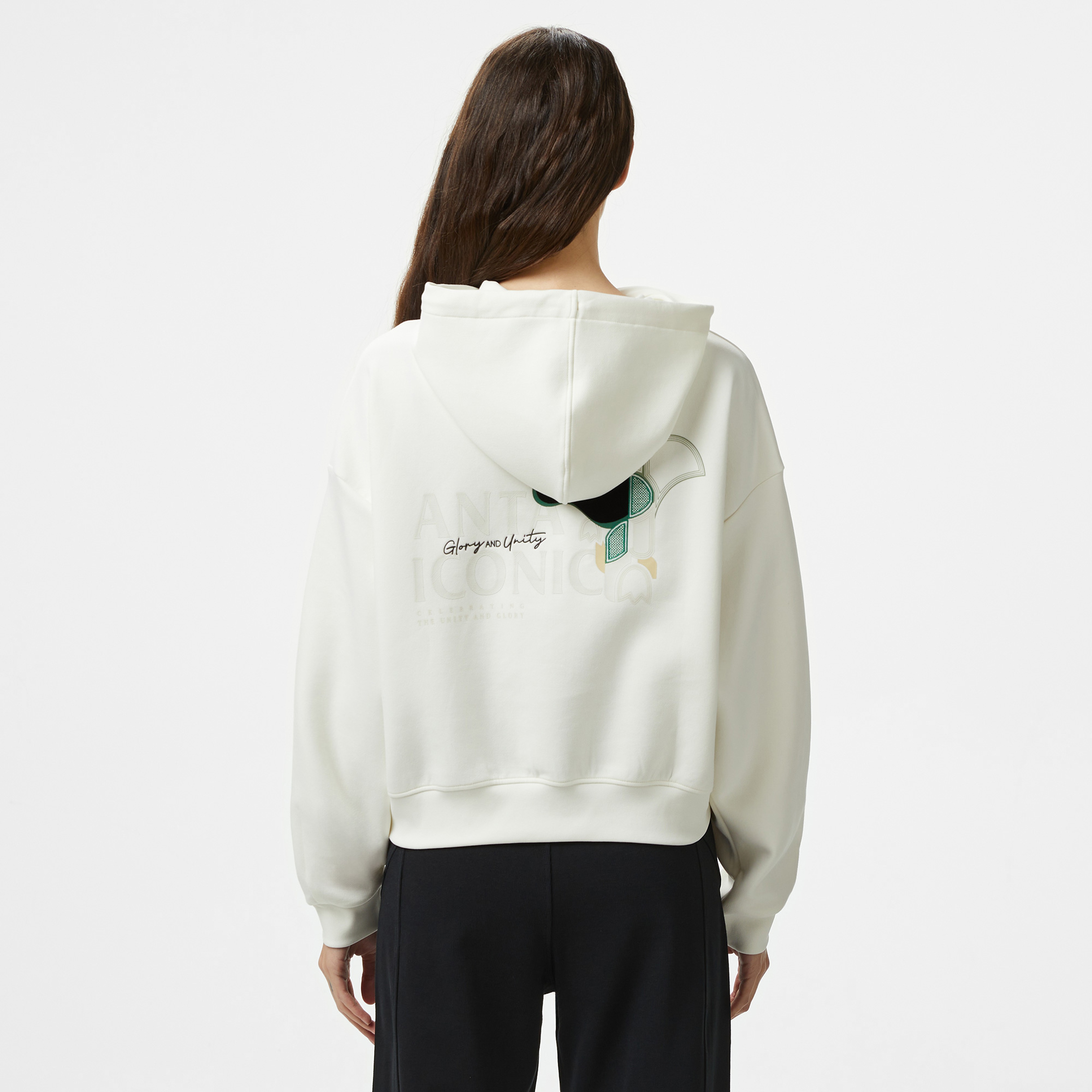 Anta Iconic Kadın Bej Sweatshirt