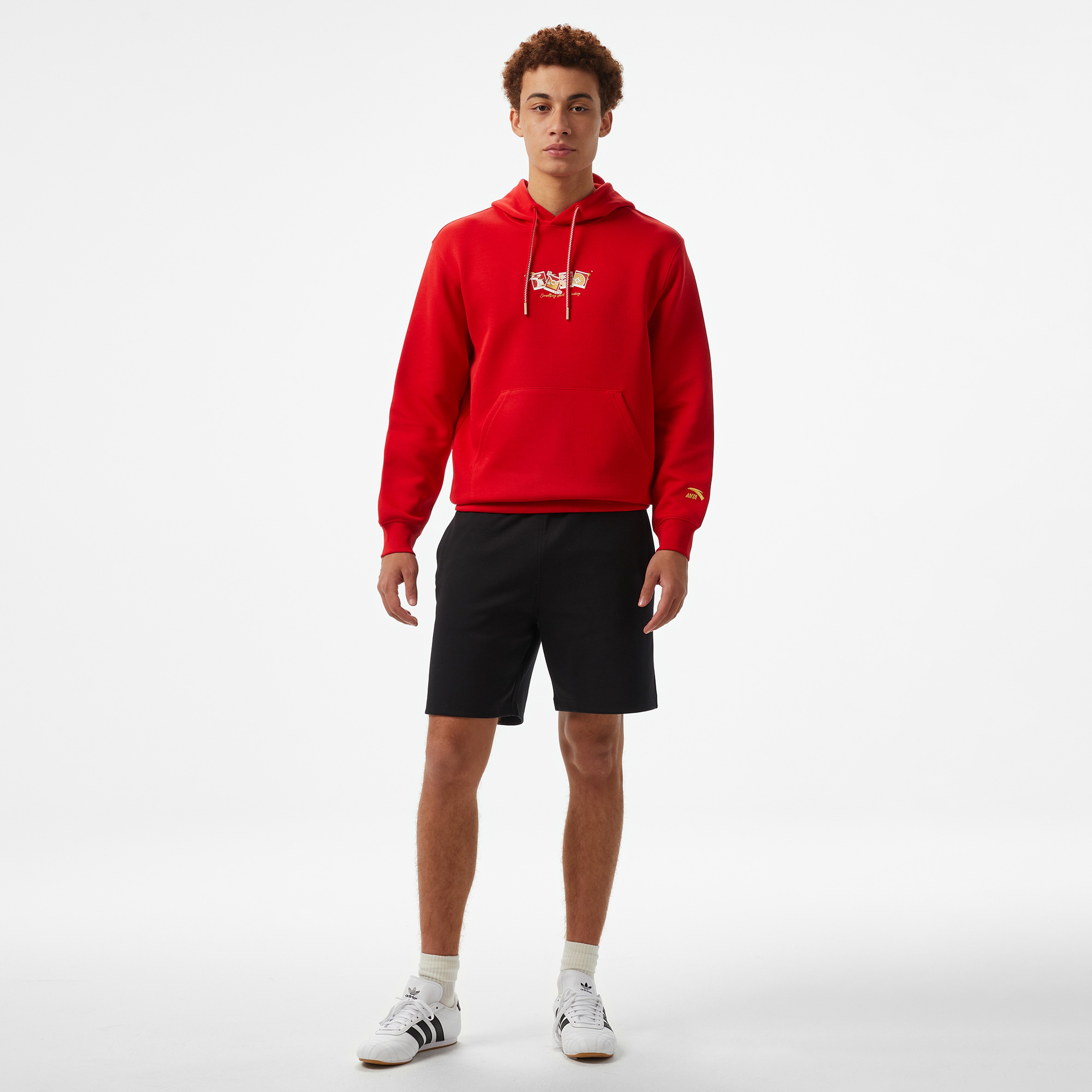 Anta CNY Good Luck Erkek Kırmızı Hoodie