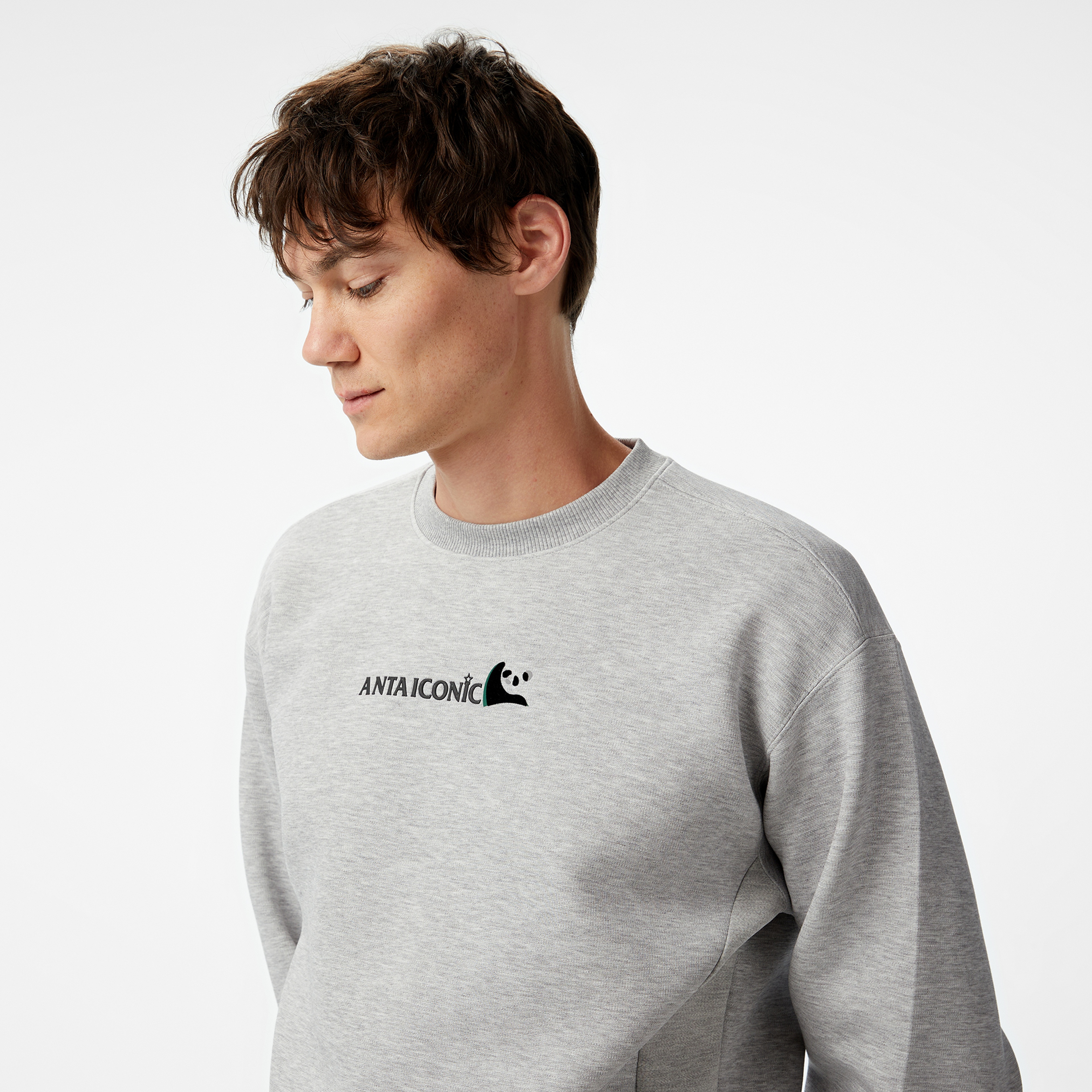 Anta CNY Good Luck Erkek Gri Sweatshirt